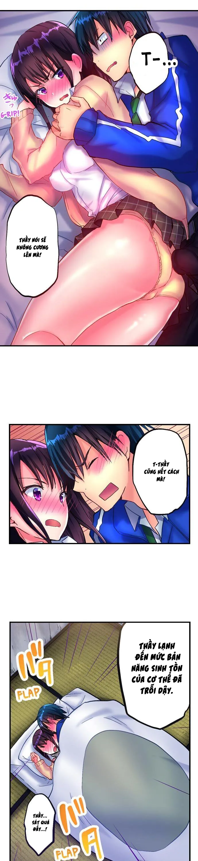HentaiVN.net - Ảnh 4 - Tình Nồng Mùa Đông [Mafuyu no Shukuchoku-shitsu de Asedaku Ecchi ~ Hokahoka Yutanpo JK Ikaga desu ka?] - Chap 2