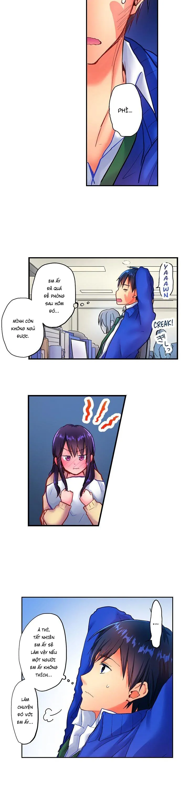HentaiVN.net - Ảnh 13 - Tình Nồng Mùa Đông [Mafuyu no Shukuchoku-shitsu de Asedaku Ecchi ~ Hokahoka Yutanpo JK Ikaga desu ka?] - Chap 4