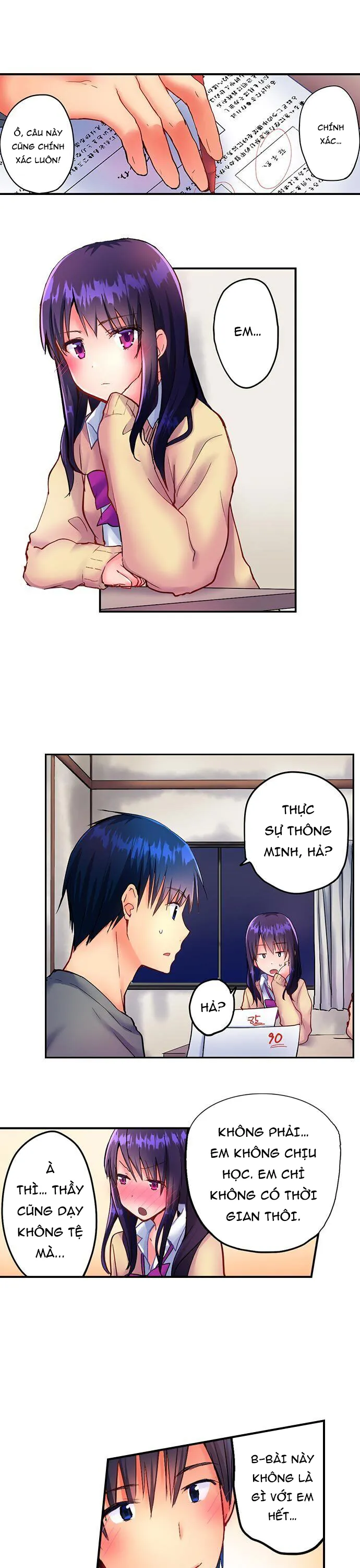 HentaiVN.net - Ảnh 14 - Tình Nồng Mùa Đông [Mafuyu no Shukuchoku-shitsu de Asedaku Ecchi ~ Hokahoka Yutanpo JK Ikaga desu ka?] - Chap 4