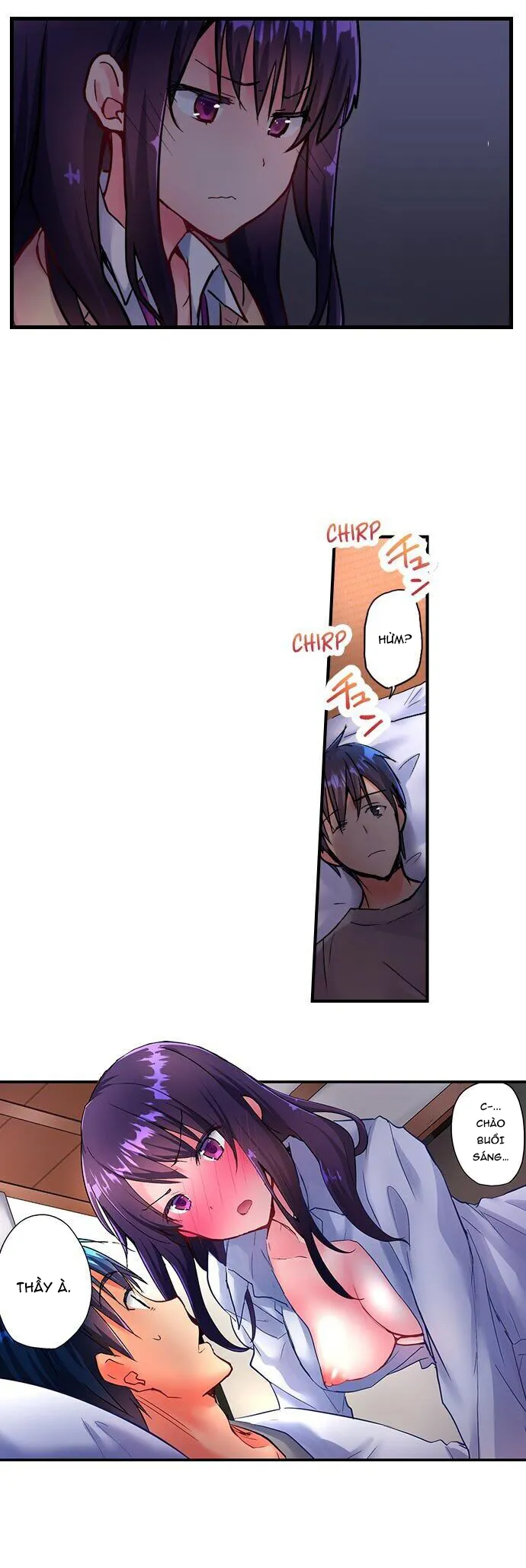 HentaiVN.net - Ảnh 17 - Tình Nồng Mùa Đông [Mafuyu no Shukuchoku-shitsu de Asedaku Ecchi ~ Hokahoka Yutanpo JK Ikaga desu ka?] - Chap 4
