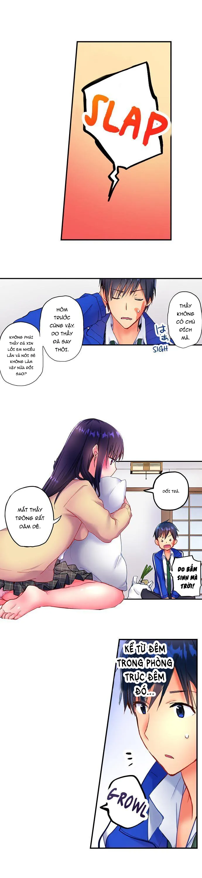 HentaiVN.net - Ảnh 4 - Tình Nồng Mùa Đông [Mafuyu no Shukuchoku-shitsu de Asedaku Ecchi ~ Hokahoka Yutanpo JK Ikaga desu ka?] - Chap 4
