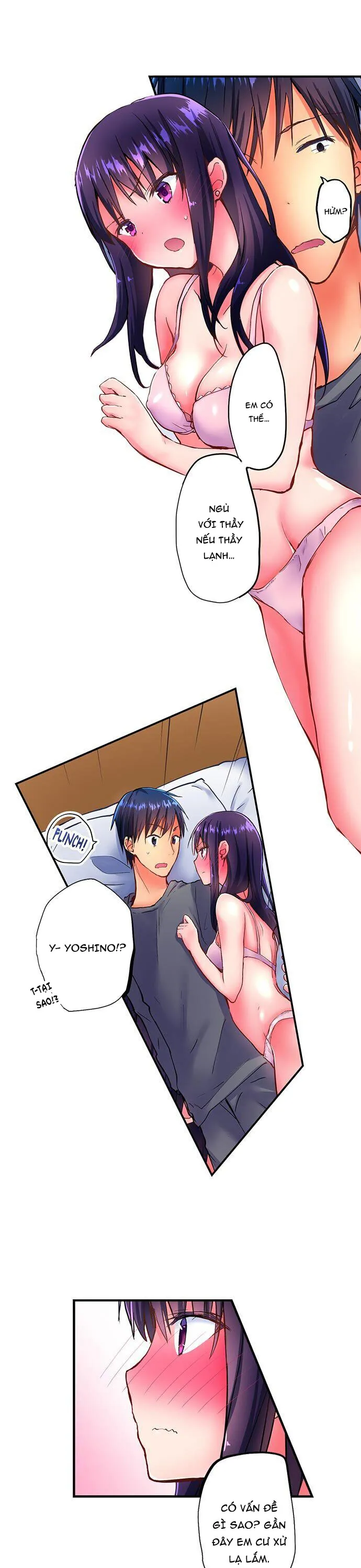 HentaiVN.net - Ảnh 8 - Tình Nồng Mùa Đông [Mafuyu no Shukuchoku-shitsu de Asedaku Ecchi ~ Hokahoka Yutanpo JK Ikaga desu ka?] - Chap 5