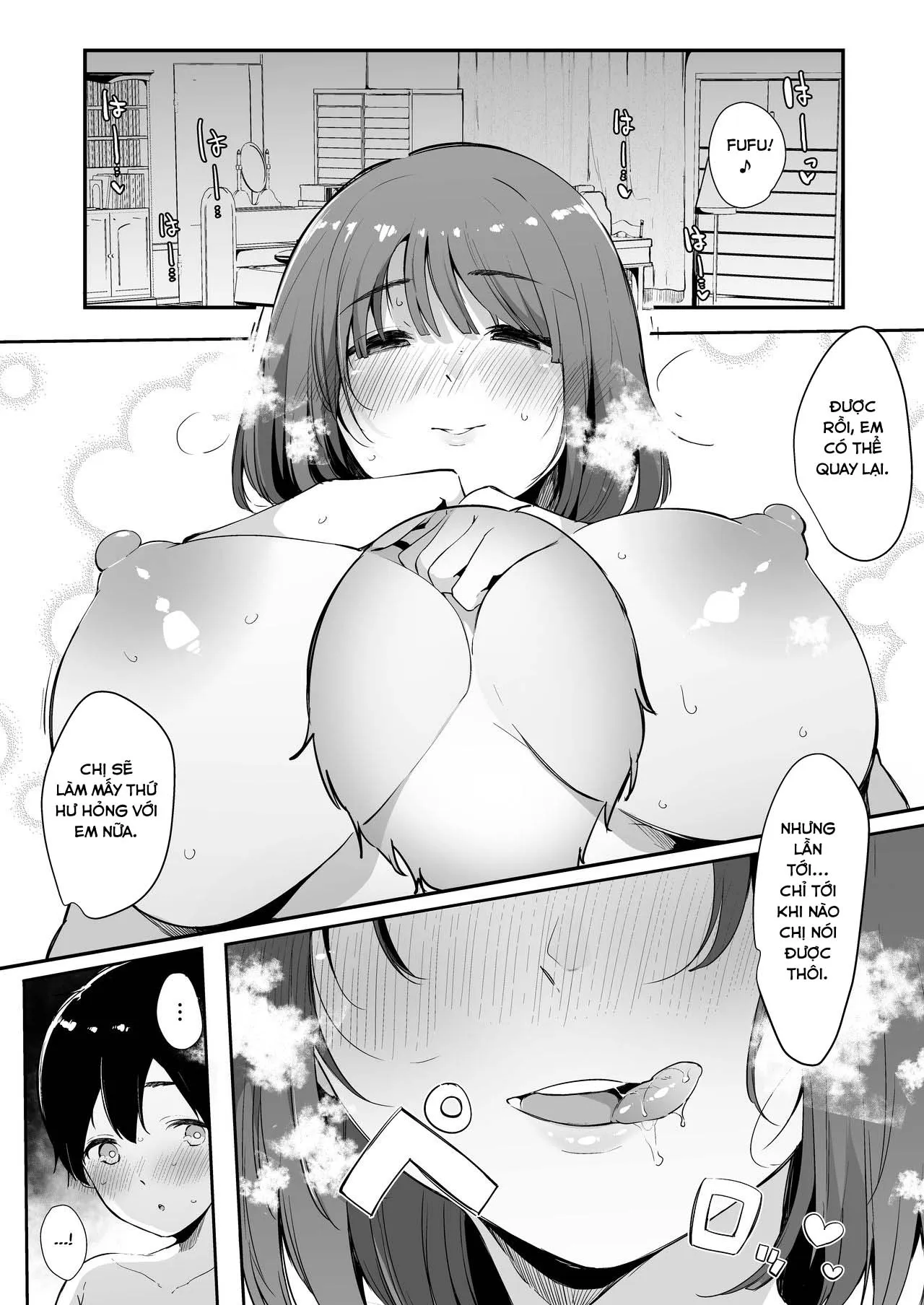 HentaiVN.net - Ảnh 26 - The Older College Girl Who Helps Me Cum [Seitsuu Shasei Kanri Ue no Kai no Joshidaisei Onee-san] - Chap 1
