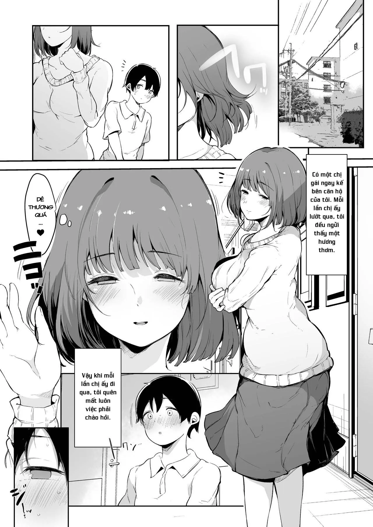 HentaiVN.net - Ảnh 3 - The Older College Girl Who Helps Me Cum [Seitsuu Shasei Kanri Ue no Kai no Joshidaisei Onee-san] - Chap 1