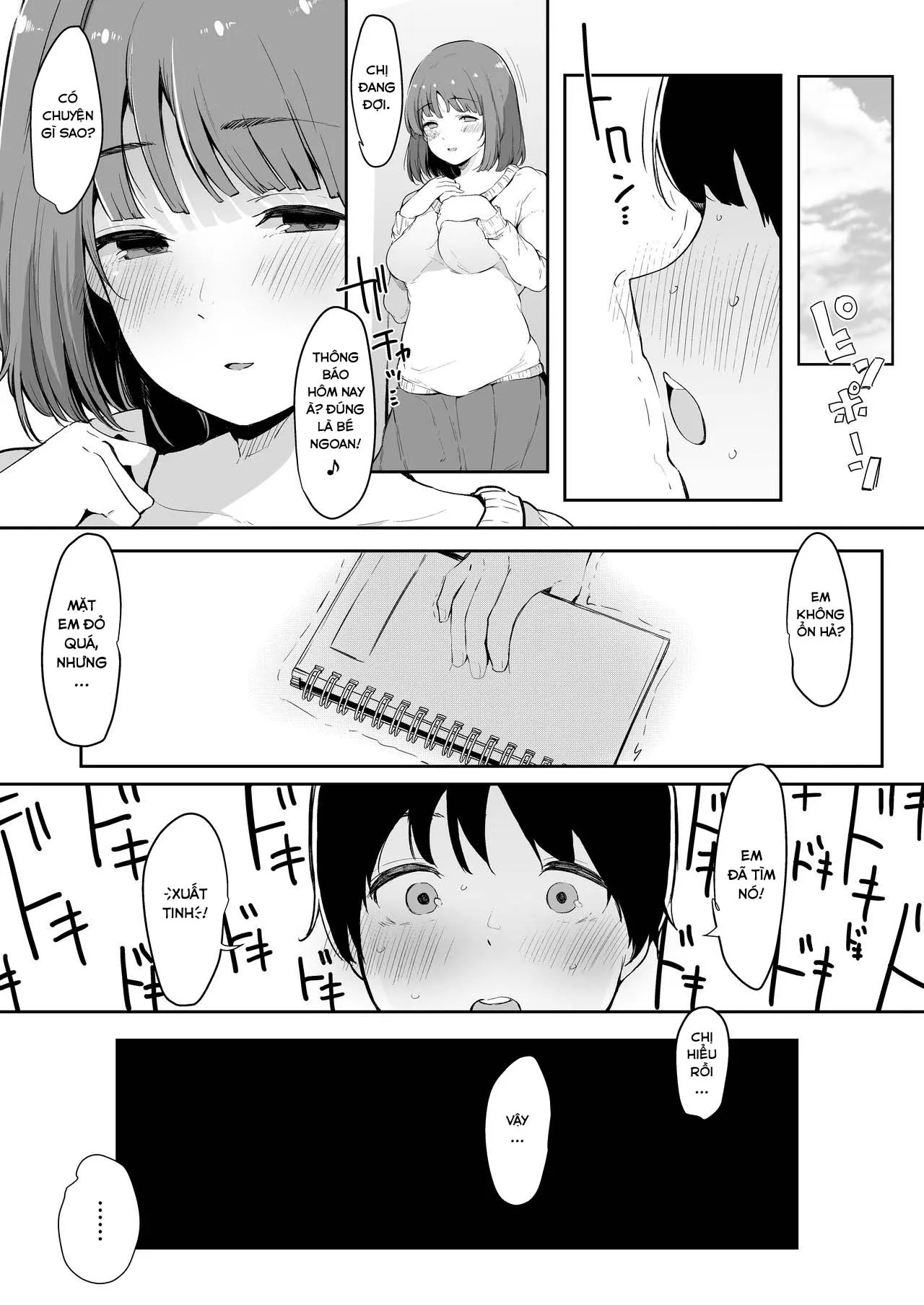 HentaiVN.net - Ảnh 8 - The Older College Girl Who Helps Me Cum [Seitsuu Shasei Kanri Ue no Kai no Joshidaisei Onee-san] - Chap 1