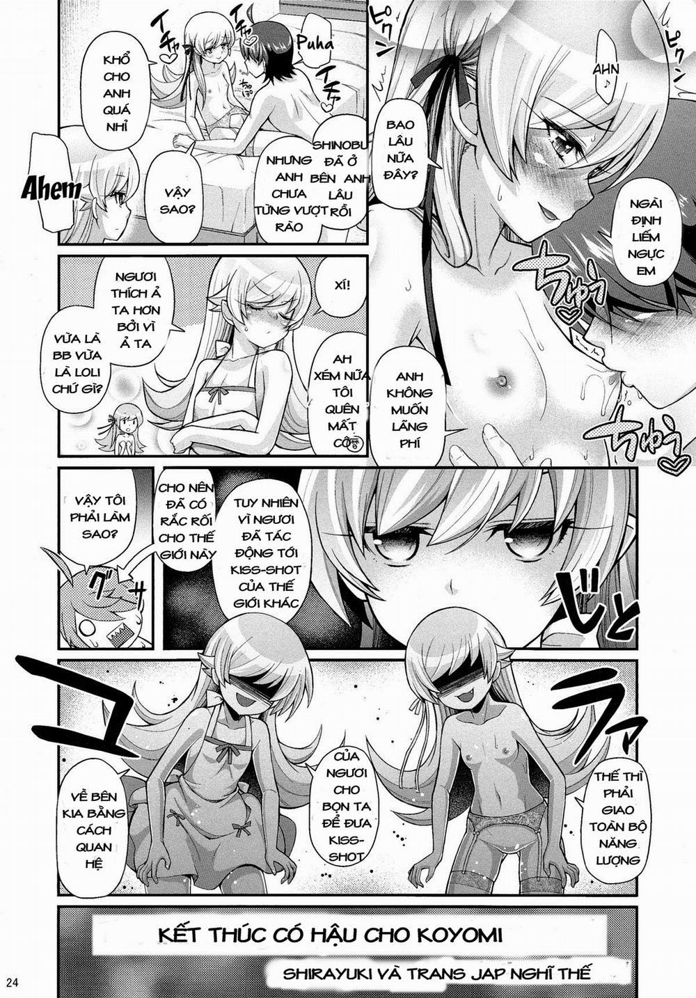 HentaiVN.net - Ảnh 23 - Pachimonogatari: Shinobu Happy Route (Bakemonogatari) - Chap 1