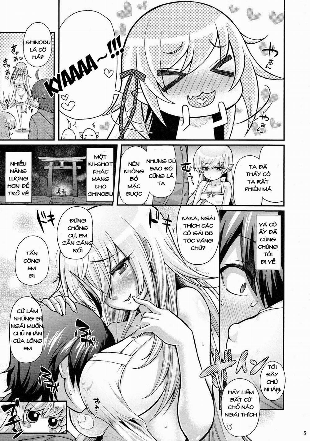 HentaiVN.net - Ảnh 4 - Pachimonogatari: Shinobu Happy Route (Bakemonogatari) - Chap 1