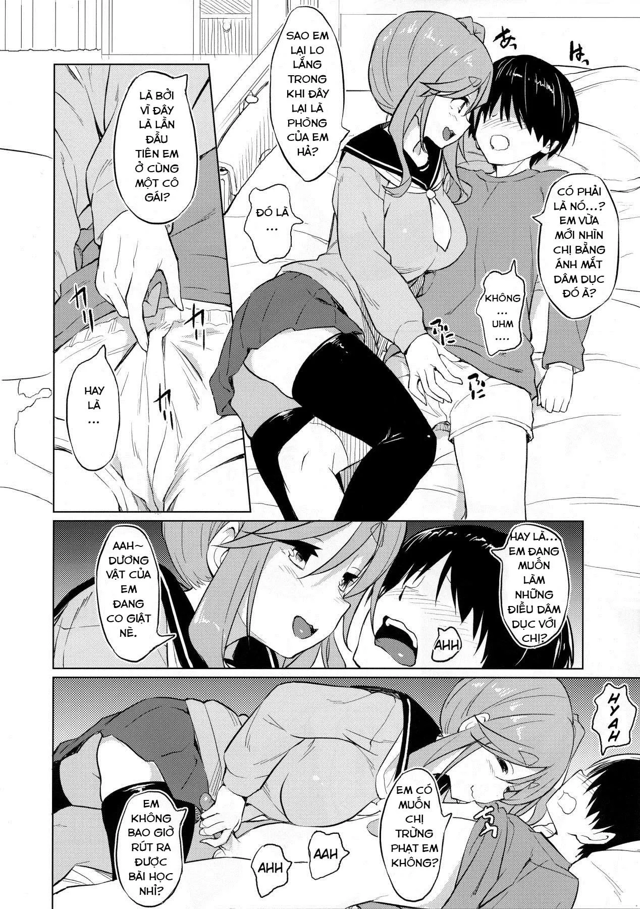 HentaiVN.net - Ảnh 15 - Ecchi na Inuyama Senpai (Yuru Camp) [Naughty Inuyama Senpai (Yuru Camp)] - Chap 1
