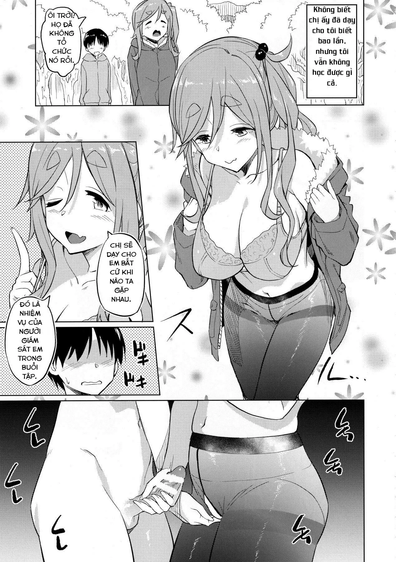 HentaiVN.net - Ảnh 18 - Ecchi na Inuyama Senpai (Yuru Camp) [Naughty Inuyama Senpai (Yuru Camp)] - Chap 1