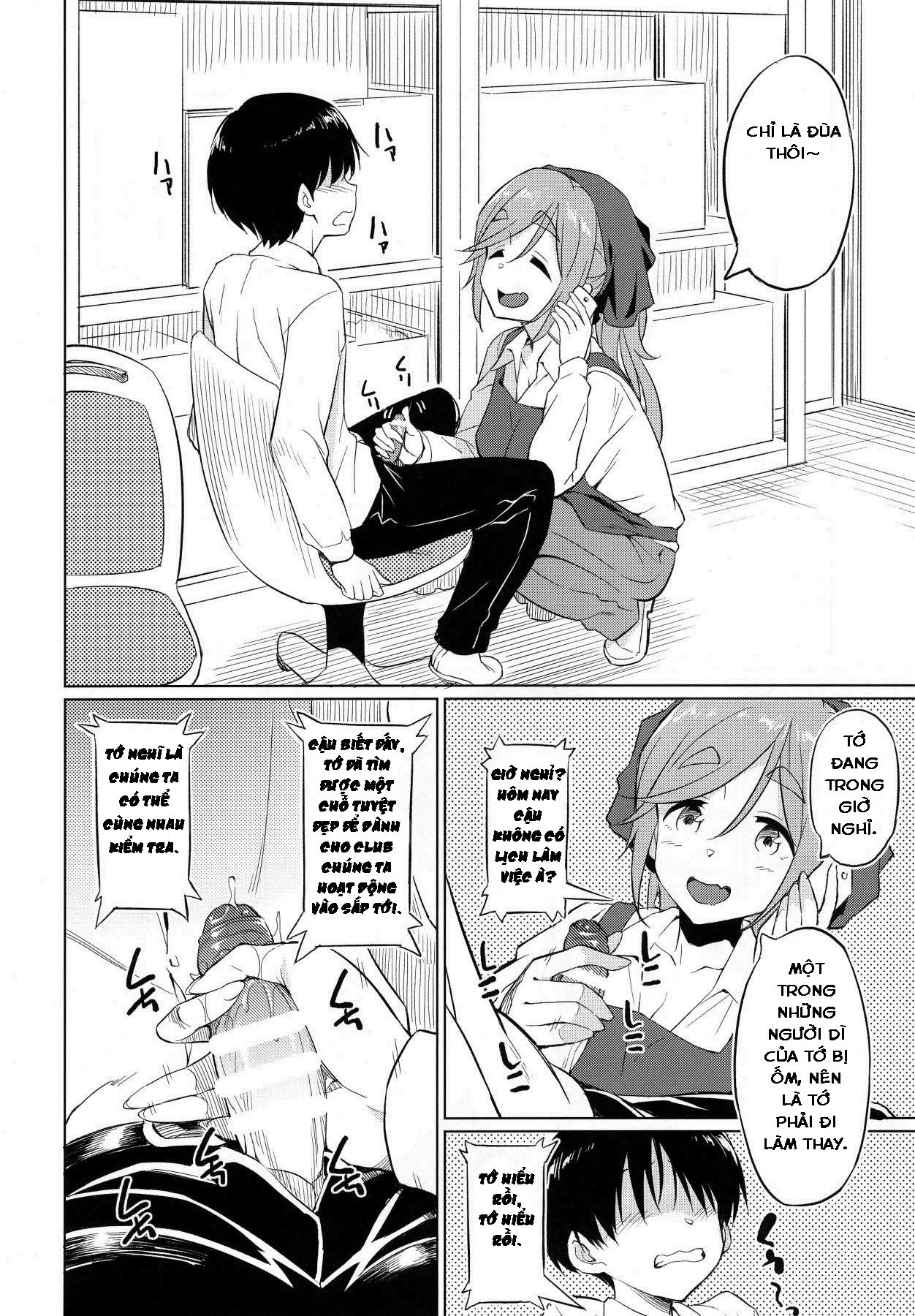 HentaiVN.net - Ảnh 5 - Ecchi na Inuyama Senpai (Yuru Camp) [Naughty Inuyama Senpai (Yuru Camp)] - Chap 1