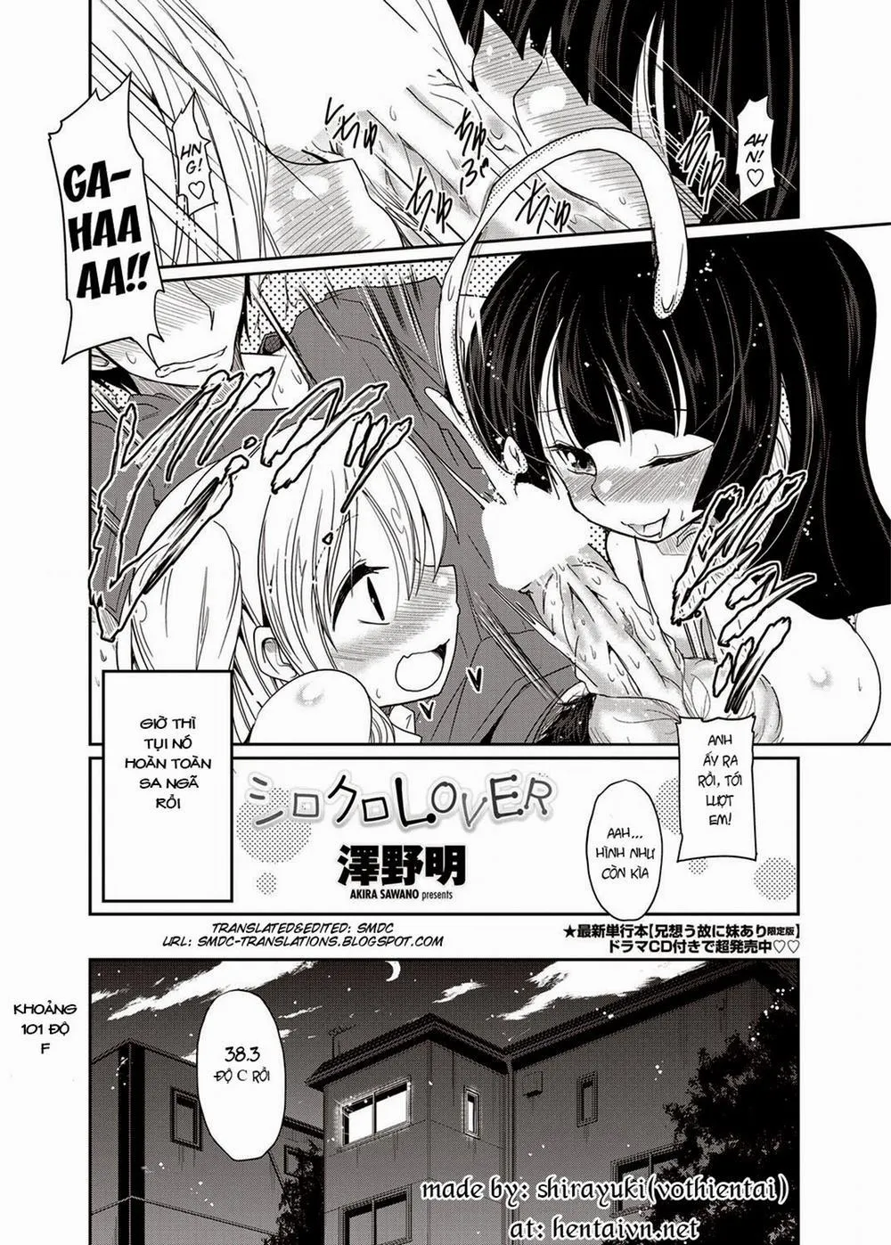 HentaiVN.net - Ảnh 3 - Shiro Kuro Lover - Chap 1