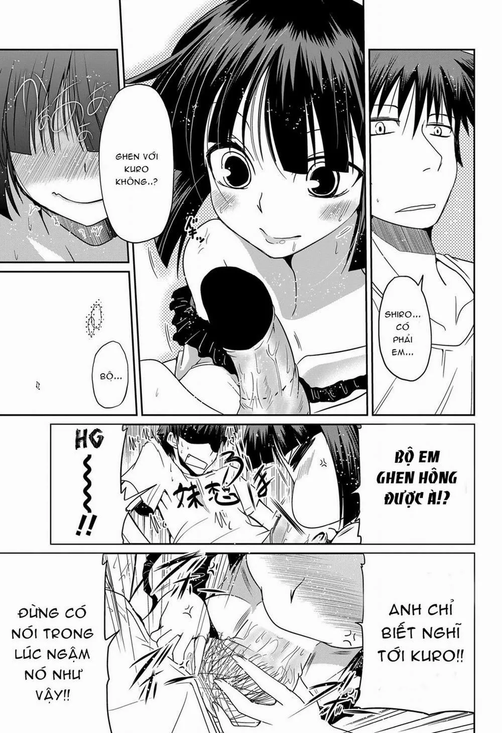 HentaiVN.net - Ảnh 8 - Shiro Kuro Lover - Chap 3