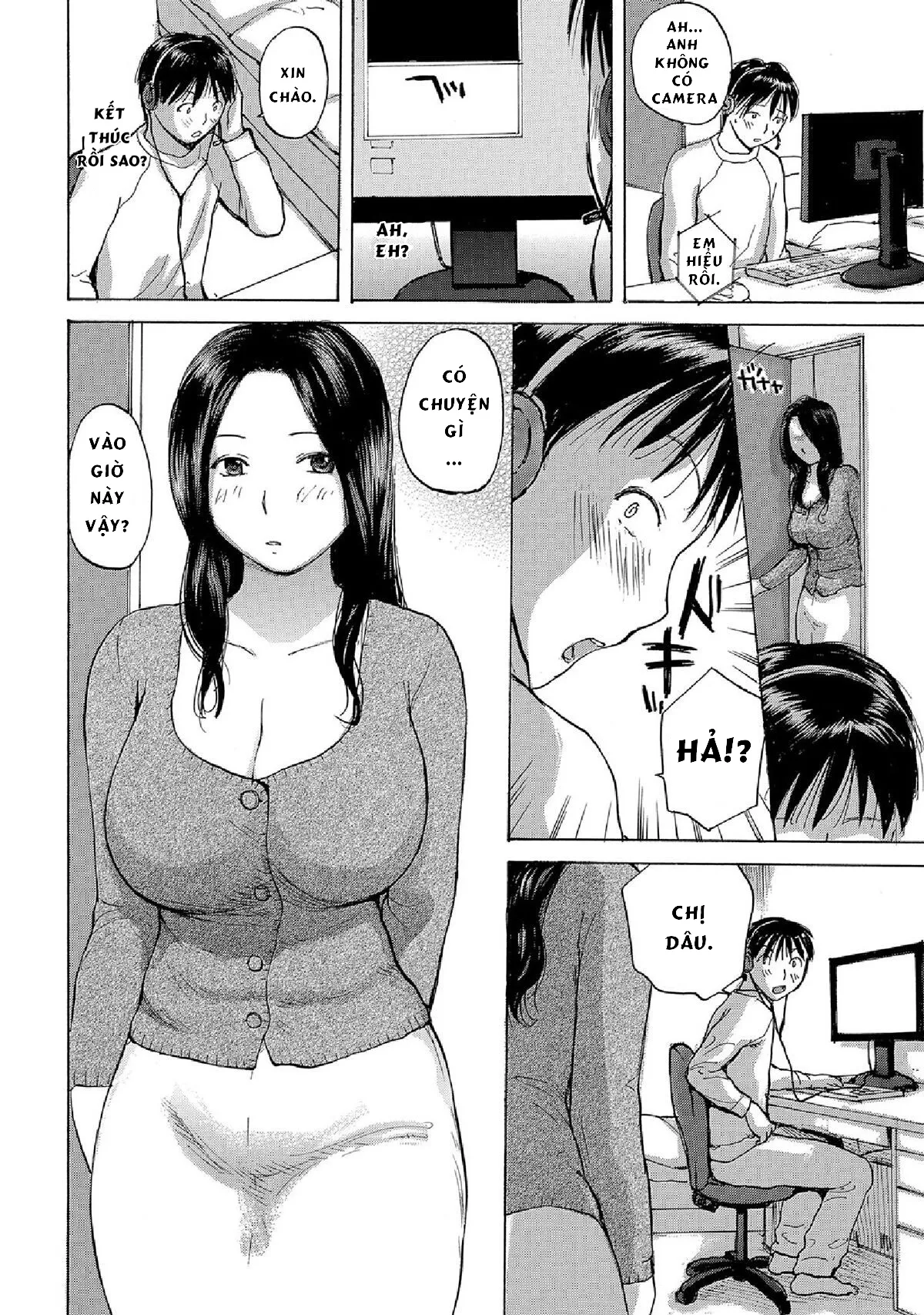 HentaiVN.net - Ảnh 5 - Hitozuma wa Uwaki Suru [Married Woman's Affair; Decensored] - Chap 1