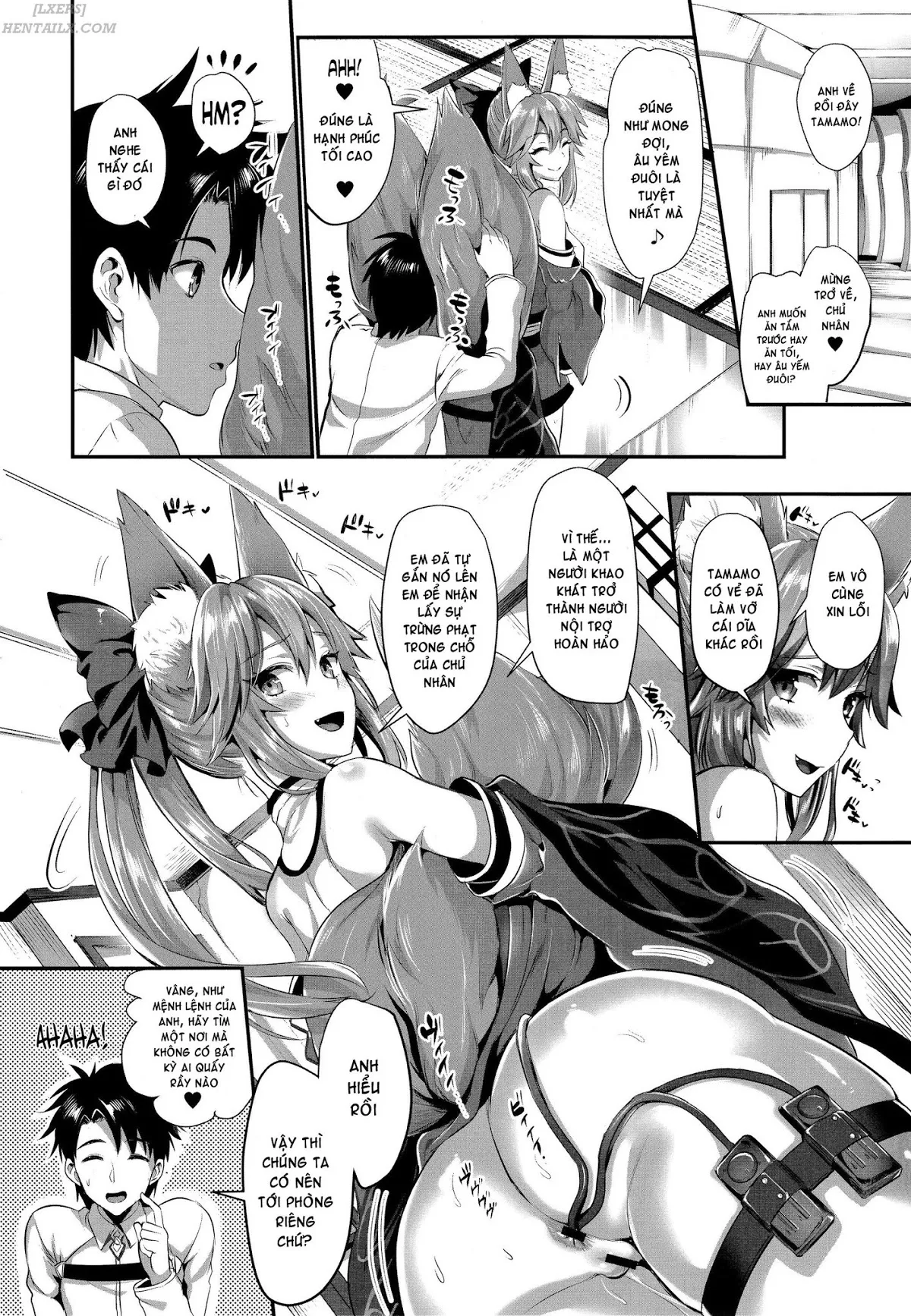 HentaiVN.net - Ảnh 3 - Tamamo Shitsuke ~Anal Choukyou~ (Fate/Grand Order) - Chap 1