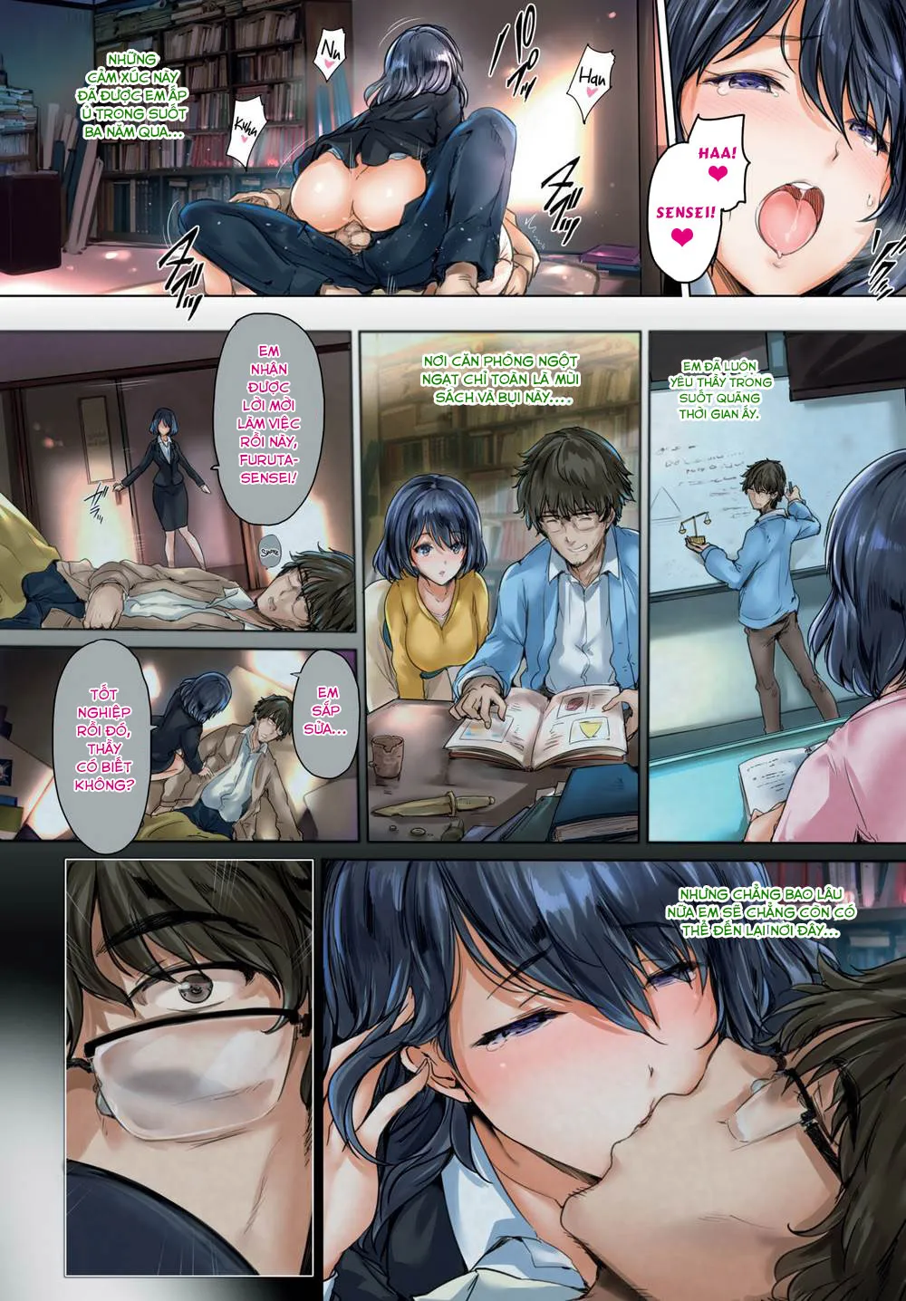 HentaiVN.net - Ảnh 3 - To the Man Who Lives in the Study Room - Chap 1