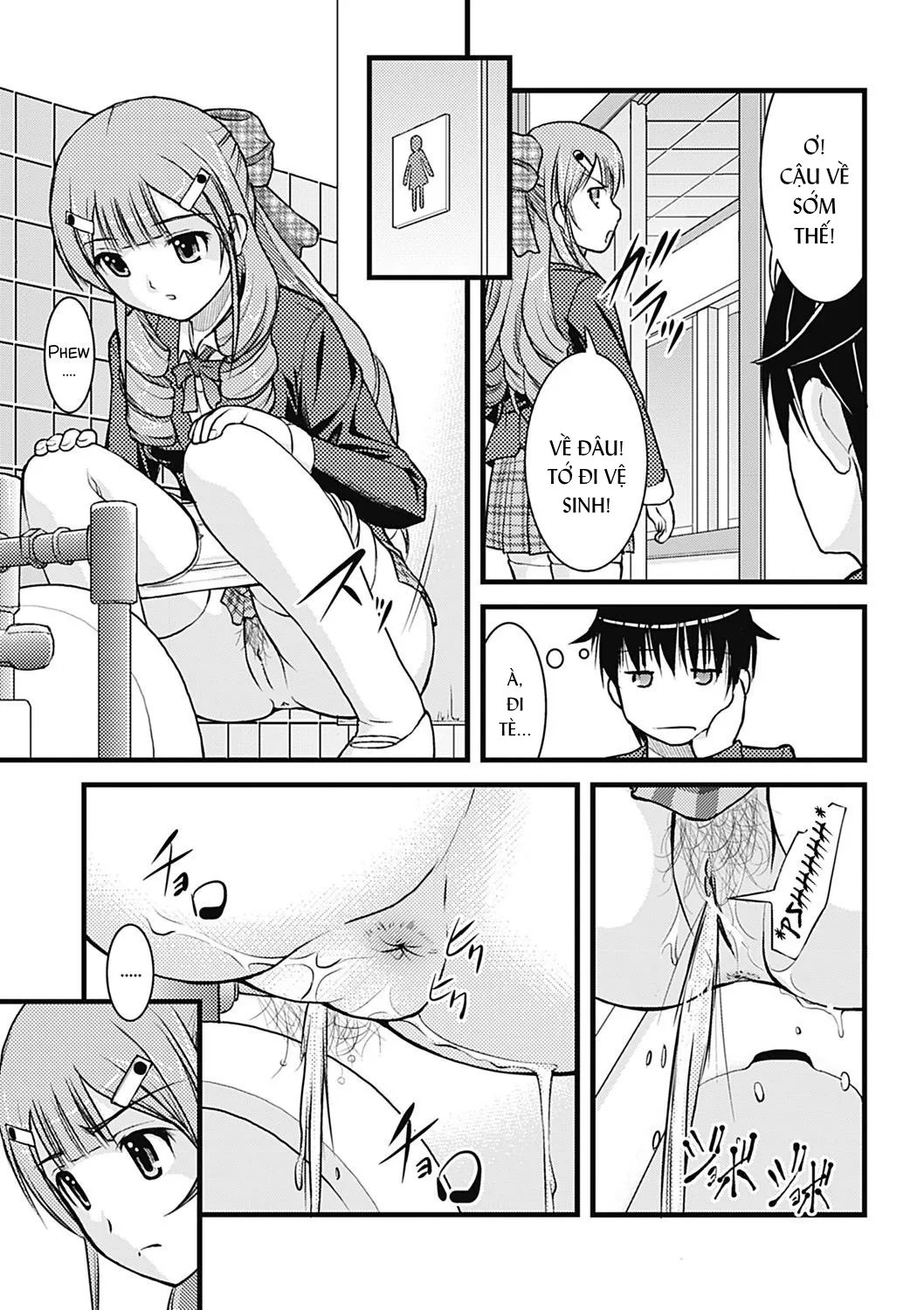 HentaiVN.net - Ảnh 4 - Ojousama Fukukaichou no Junan [お嬢様副会長の受難] - Chap 1