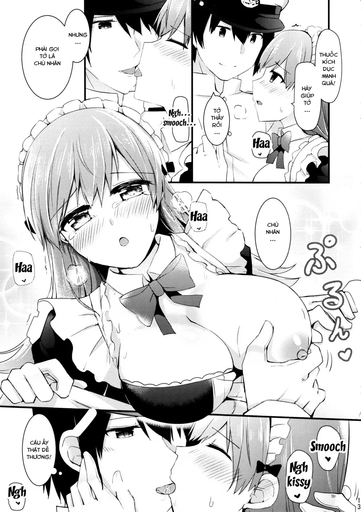 HentaiVN.net - Ảnh 14 - Thuốc Kích Dục Cực Mạnh của Maid [Ooi! Maid Fuku o Kite miyou!; Ooi! Try On These Maid Clothes!] - Chap 1