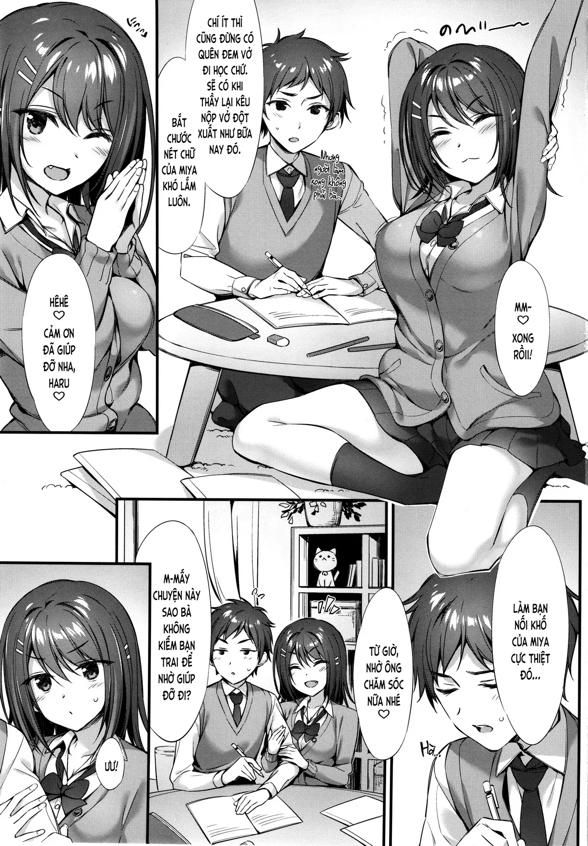 HentaiVN.net - Ảnh 3 - Tiểu ác ma kiêm bạn nối khố (nguyên tác) [Koakuma x Osananajimi (original); 小悪魔×幼なじみ (オリジナル)] - Chap 1