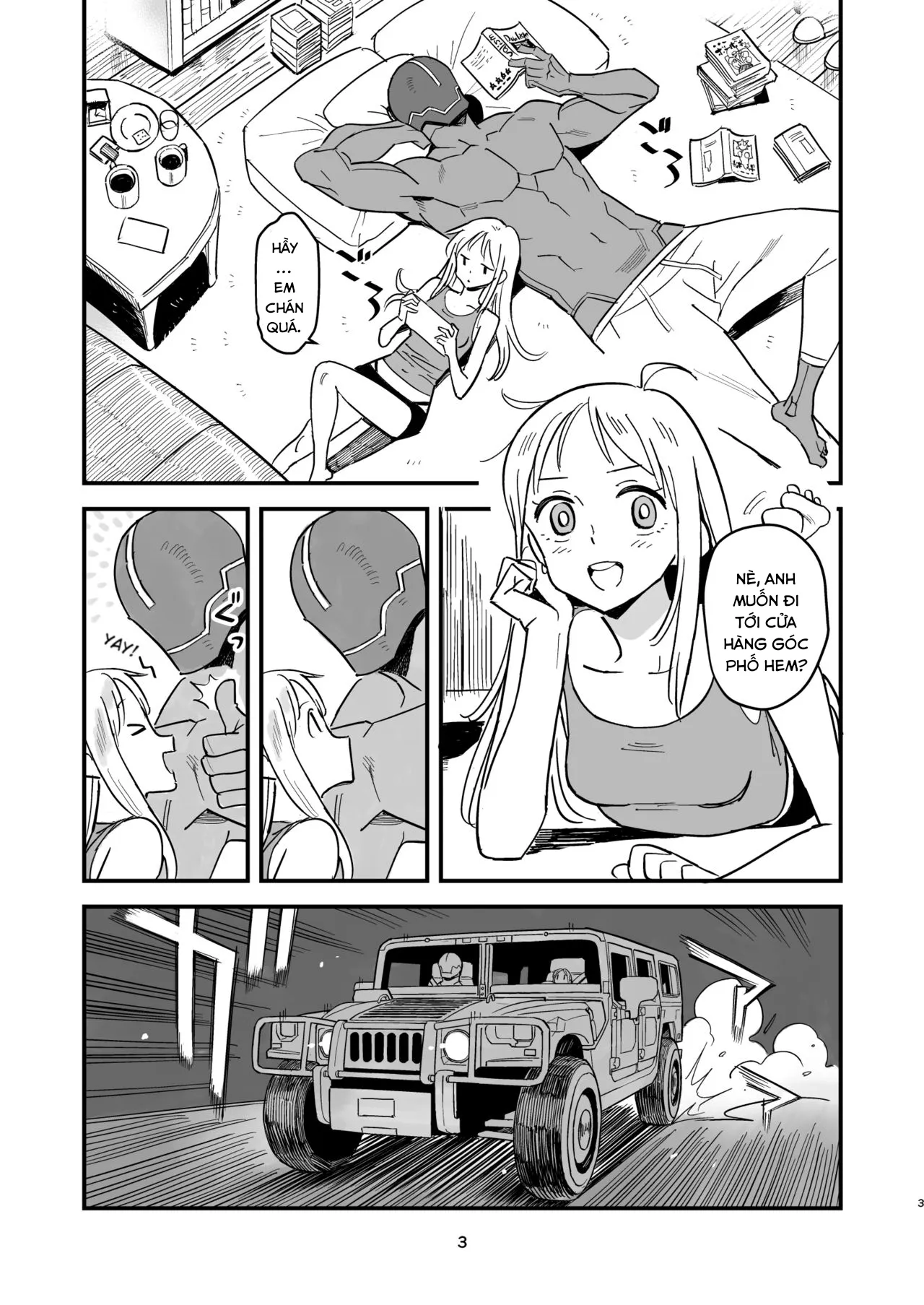 HentaiVN.net - Ảnh 3 - Người chồng Cyborg và Namamiyome. [Cyborg Otto to Namamiyome; Cyborg husband and Namamiyome] - Chap 1