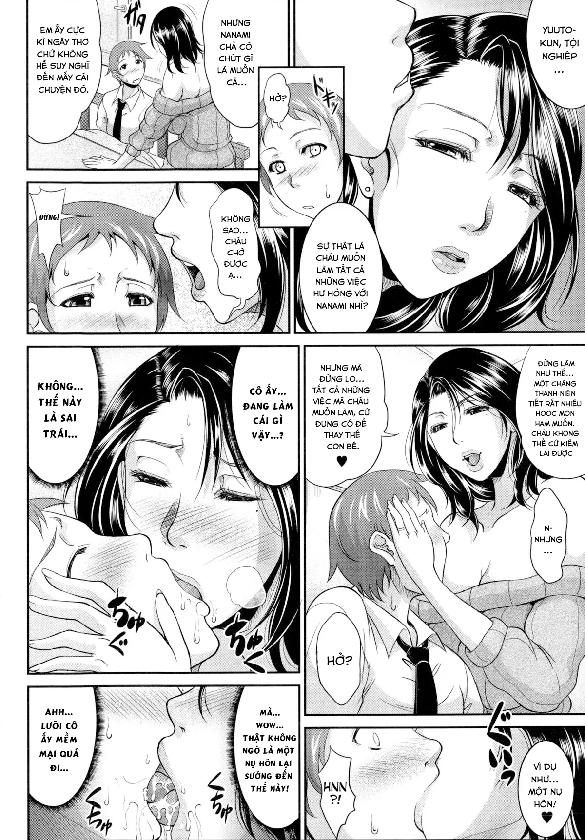 HentaiVN.net - Ảnh 10 - Kế hoạch giữ lại con rể. [Mama no Jinsei Sekkeizu] - Chap 1