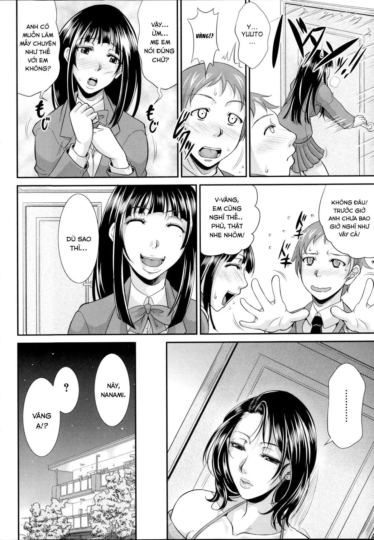 HentaiVN.net - Ảnh 6 - Kế hoạch giữ lại con rể. [Mama no Jinsei Sekkeizu] - Chap 1