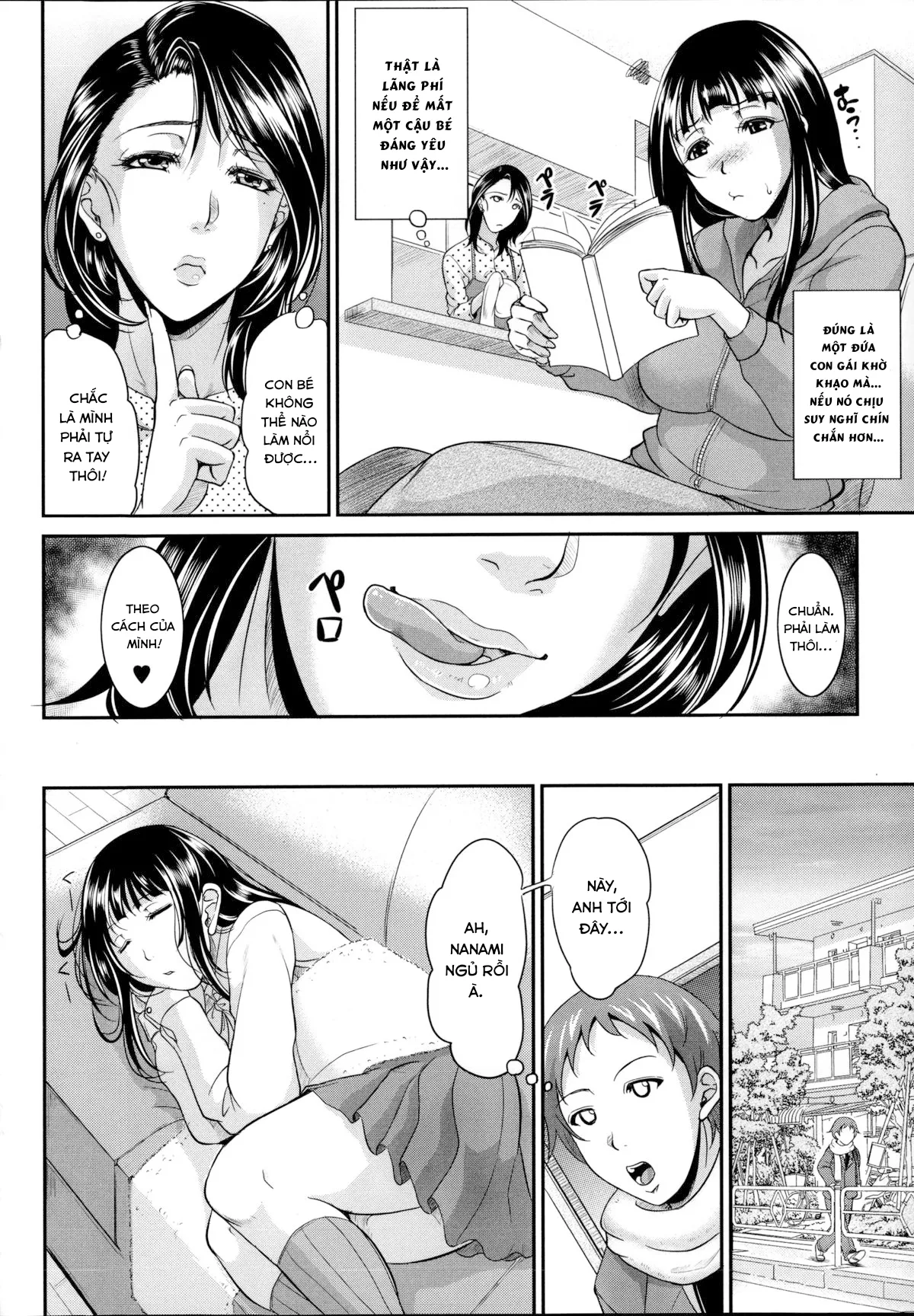 HentaiVN.net - Ảnh 8 - Kế hoạch giữ lại con rể. [Mama no Jinsei Sekkeizu] - Chap 1