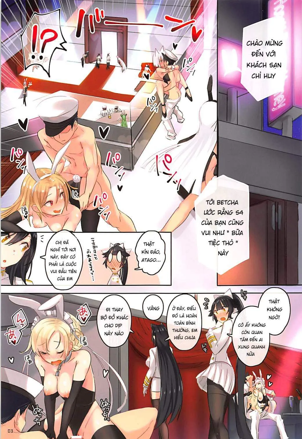 HentaiVN.net - Ảnh 3 - Honey Bunny Honey (Azur Lane) [Honey Bunny Honey (アズールレーン)] - Chap 1