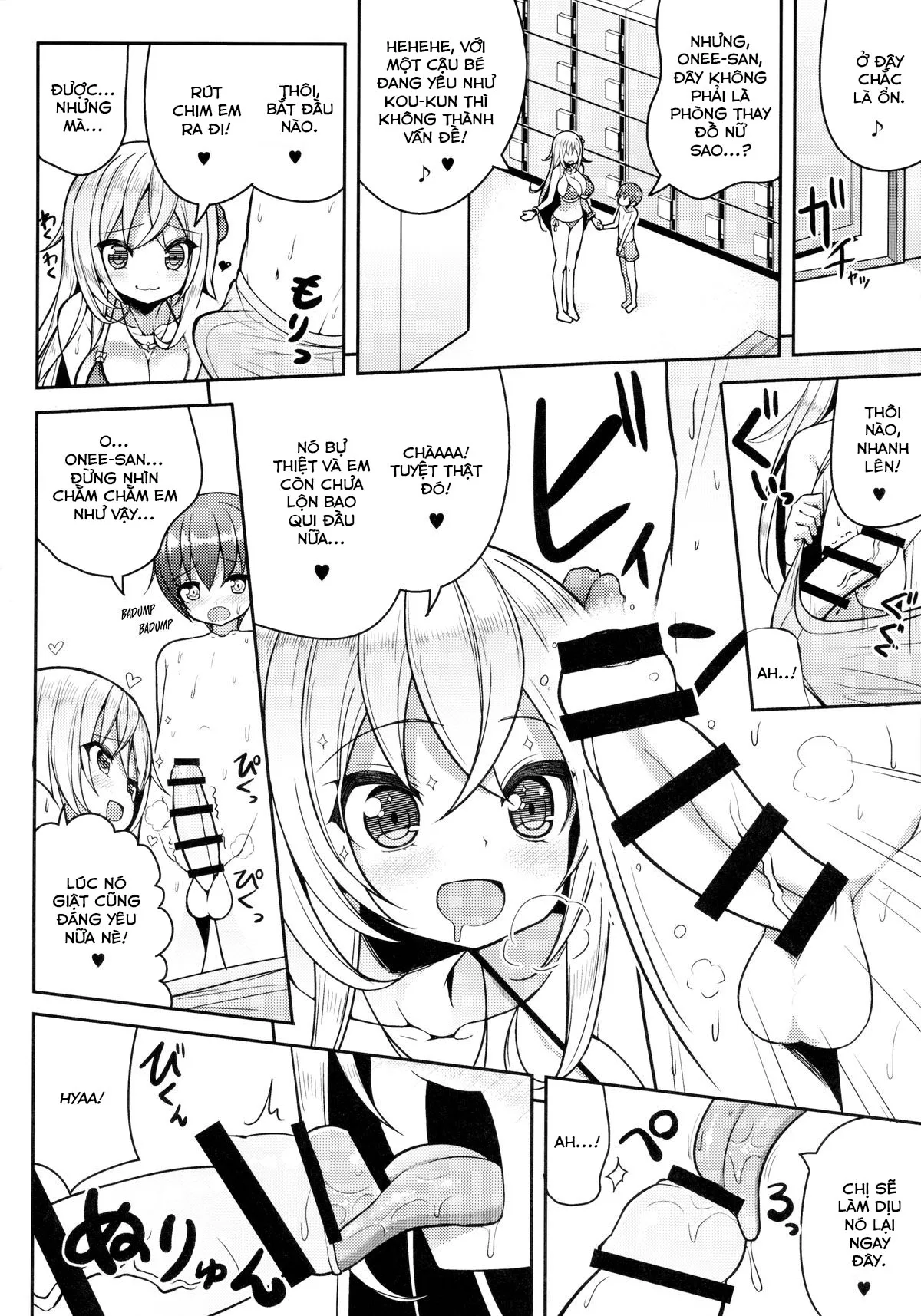 HentaiVN.net - Ảnh 12 - Chị gái sexy ở hồ bơi [Ikenai Bikini no Oneesan ; いけないビキニのおねーさん] - Chap 1