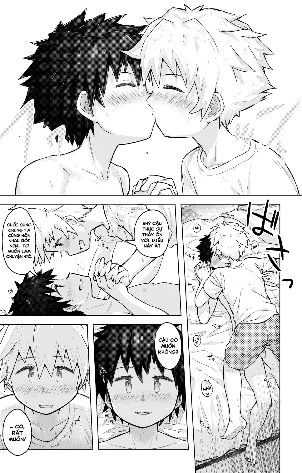 HentaiVN.net - Ảnh 10 - Tomodachi doushi de rabuho ni tomarukoto ni natta - Chap 1
