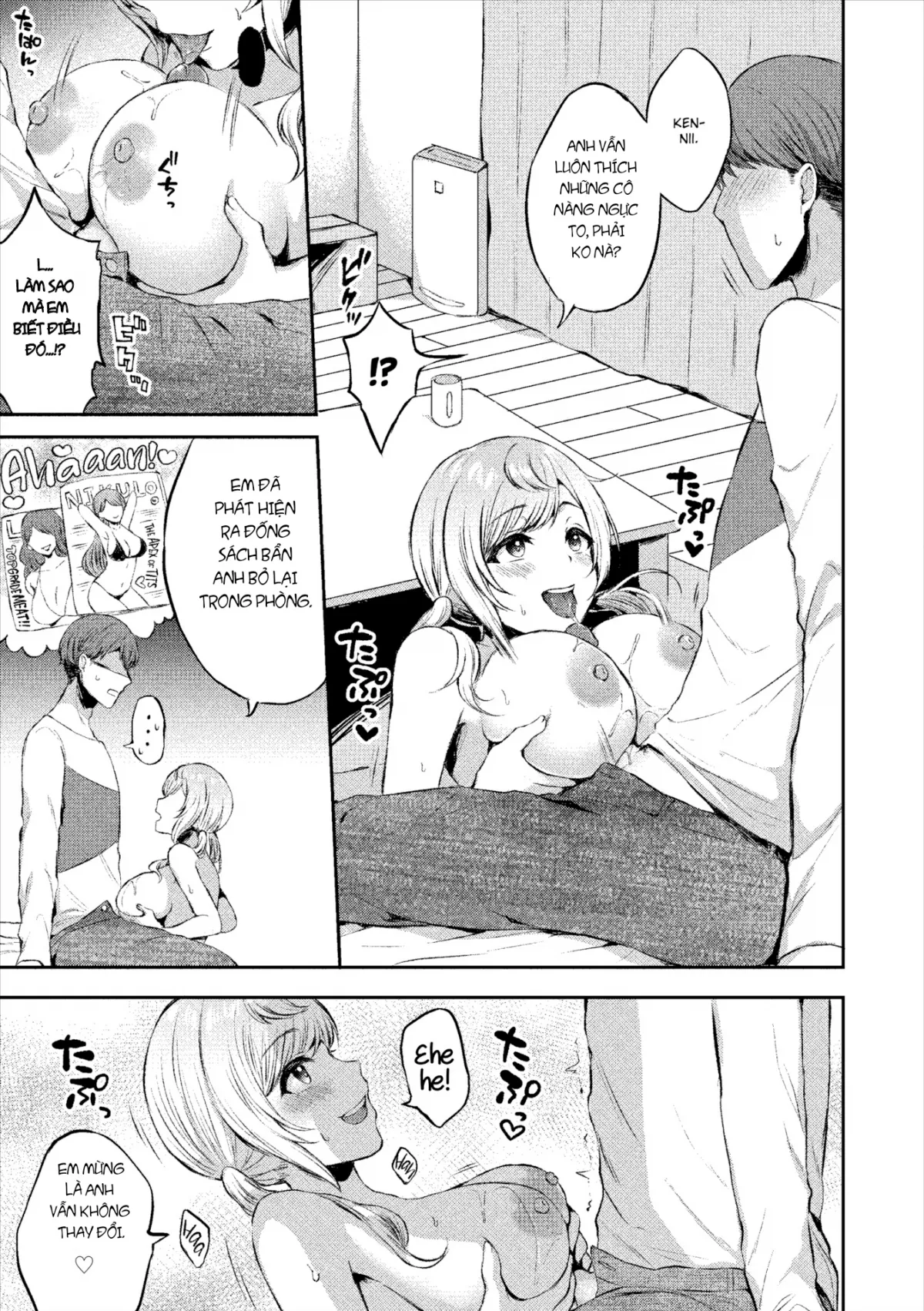 HentaiVN.net - Ảnh 7 - Em Yêu Anh Nhiều Lém! - Chap 1