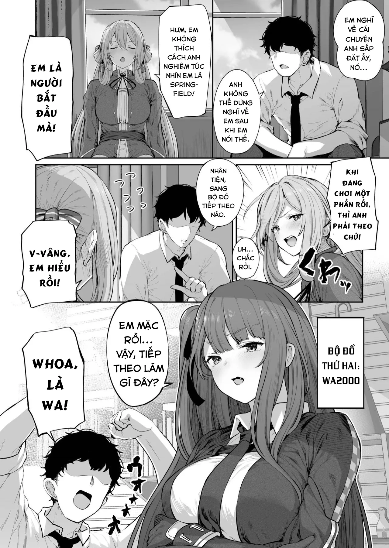 HentaiVN.net - Ảnh 11 - Yuiitsu Muni no Mono nan Dakara (Girls' Frontline) - Chap 1