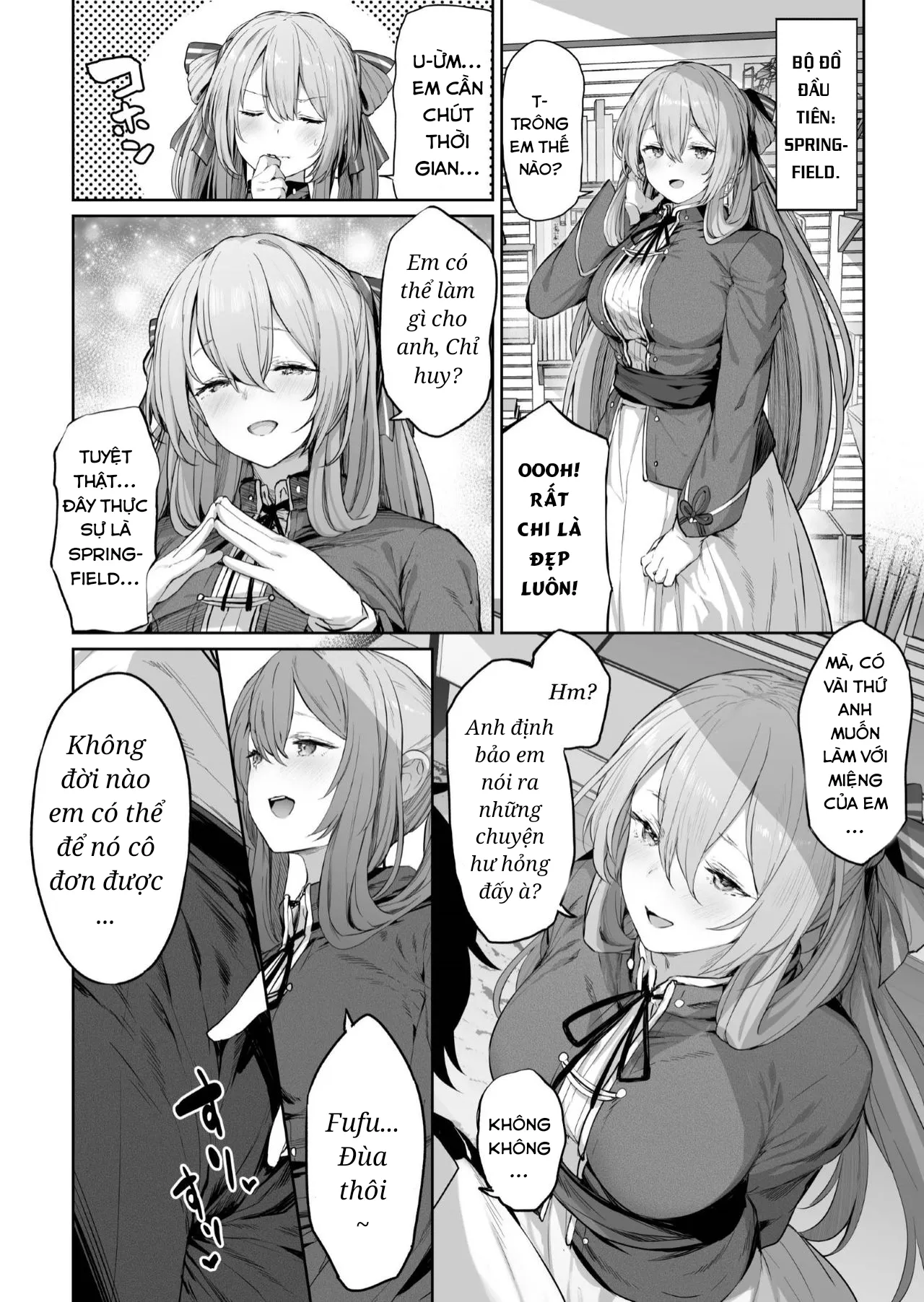 HentaiVN.net - Ảnh 7 - Yuiitsu Muni no Mono nan Dakara (Girls' Frontline) - Chap 1