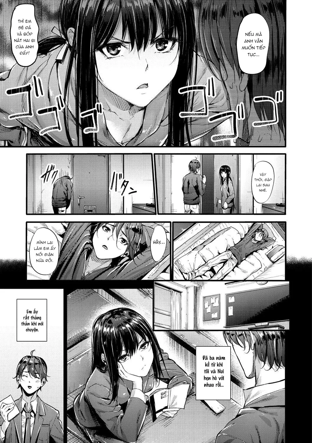 HentaiVN.net - Ảnh 3 - Gõ cửa trái tim! [Bouei Line!; Defense Line!; 防衛ライン] - Chap 1