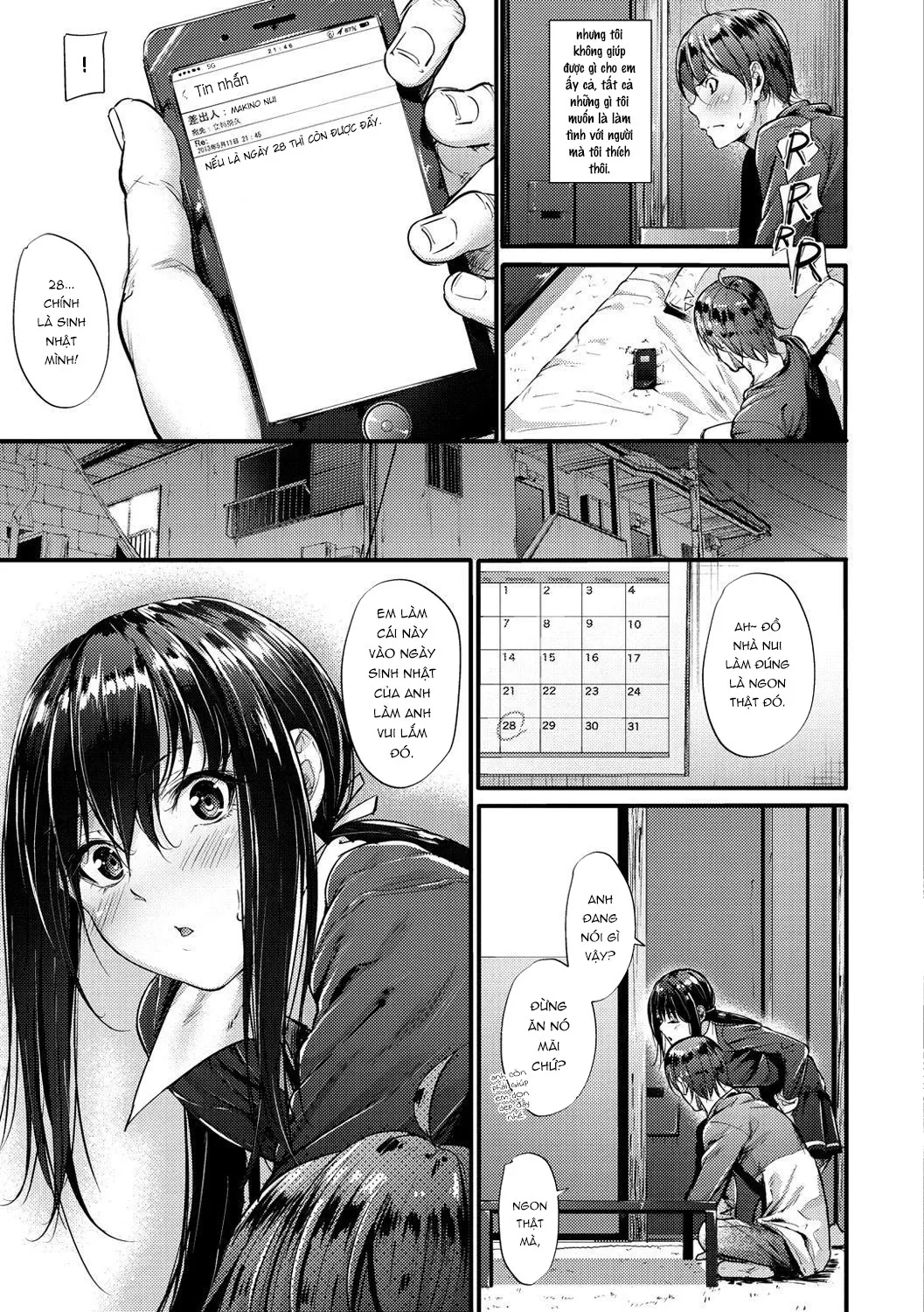 HentaiVN.net - Ảnh 5 - Gõ cửa trái tim! [Bouei Line!; Defense Line!; 防衛ライン] - Chap 1