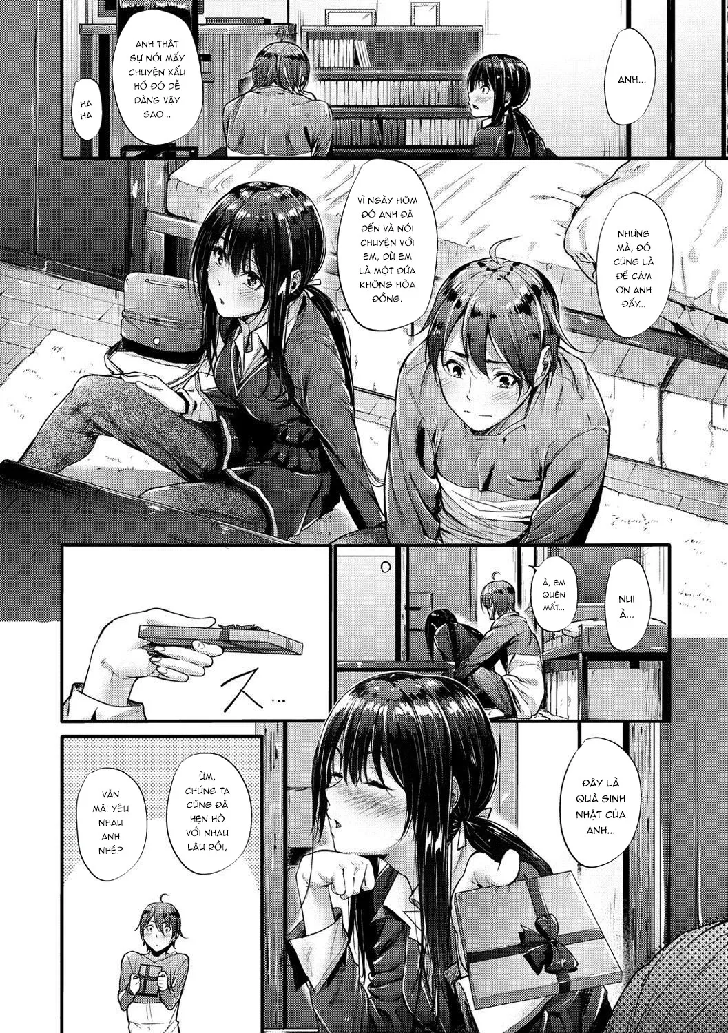 HentaiVN.net - Ảnh 6 - Gõ cửa trái tim! [Bouei Line!; Defense Line!; 防衛ライン] - Chap 1