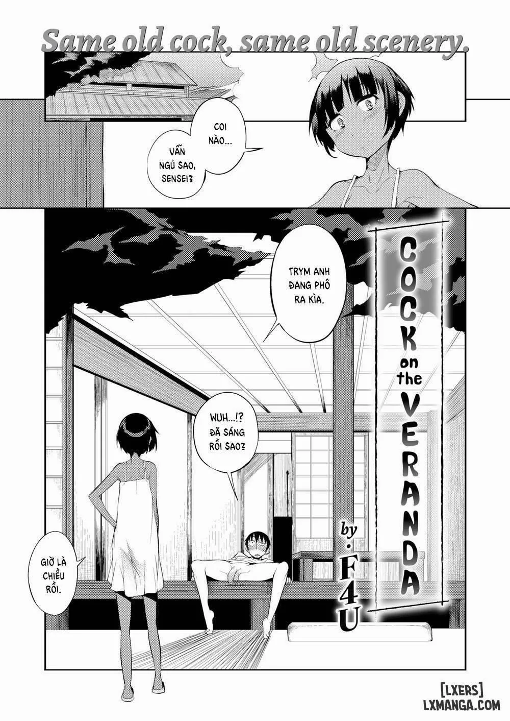 HentaiVN.net - Ảnh 1 - Cock on the Veranda - Chap 1