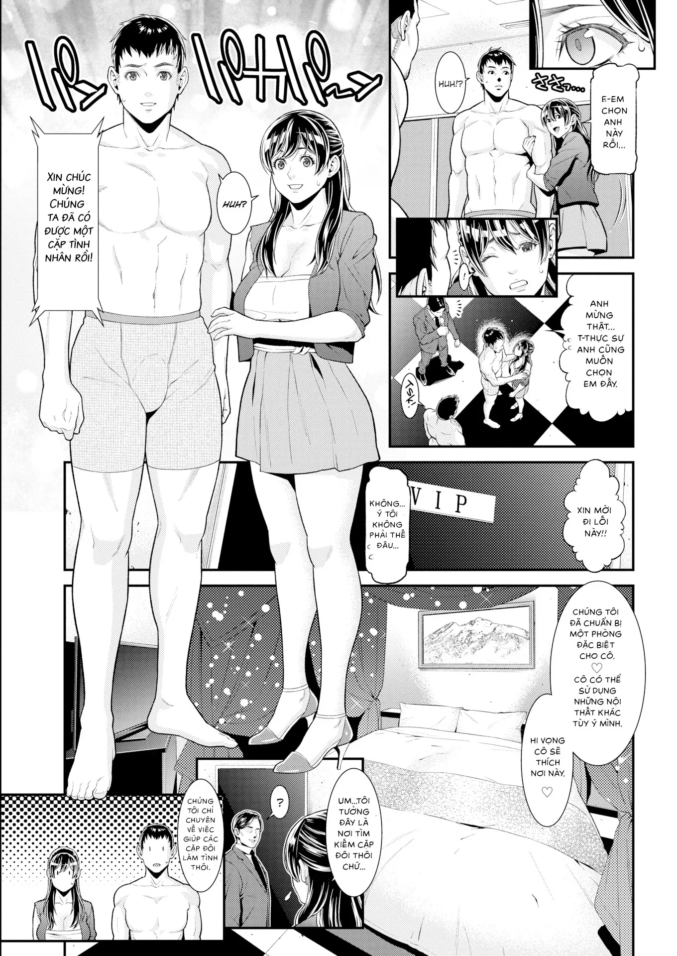 HentaiVN.net - Ảnh 10 - Matchmaking Battle Royale [Comic Shitsurakuten 2018-08] - Chap 1