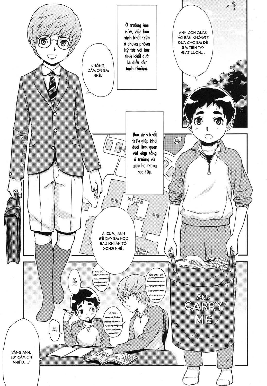 HentaiVN.net - Ảnh 6 - Bunk Bed Susumu [二段ベッドのすすめ] - Chap 1