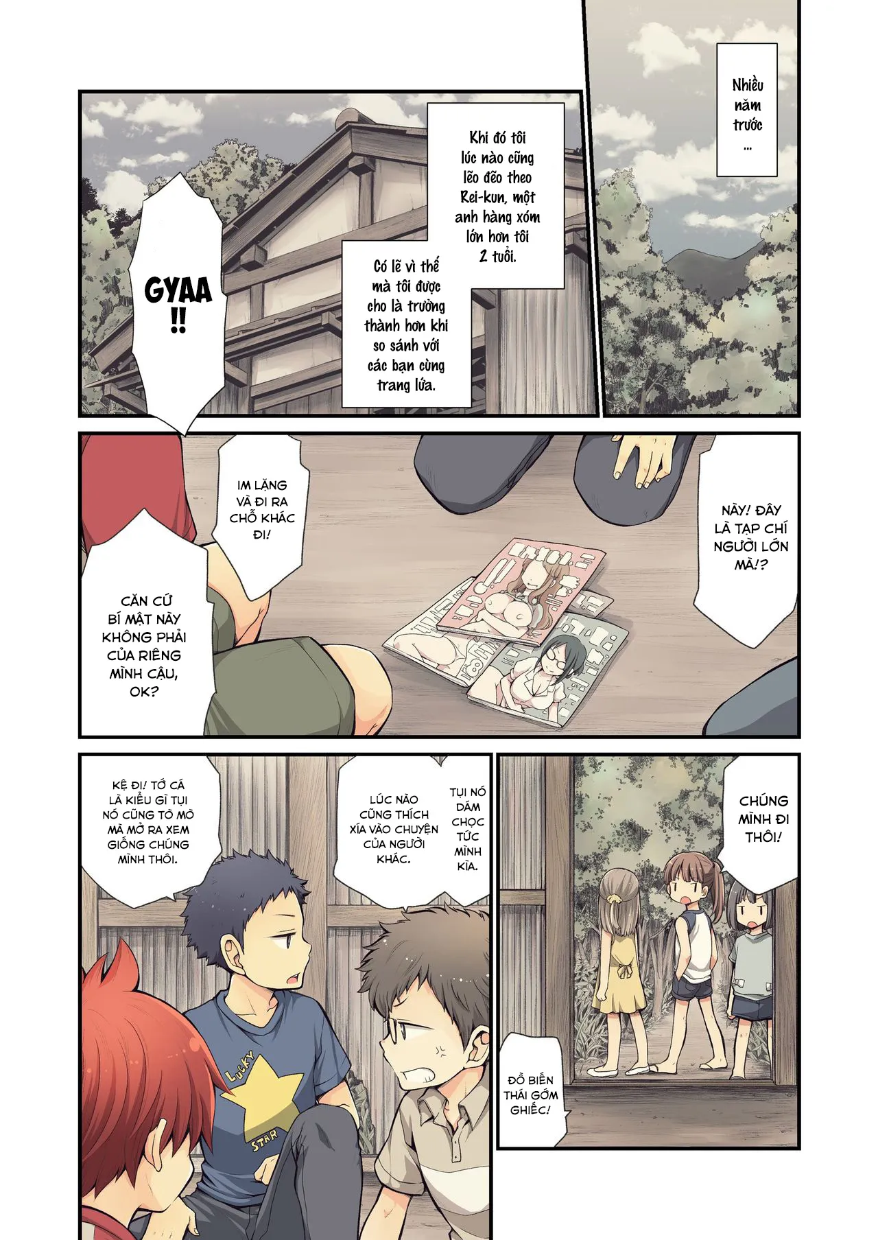 HentaiVN.net - Ảnh 3 - With My Childhood Friend [Osananajimi to; 幼馴染と] - Chap 1