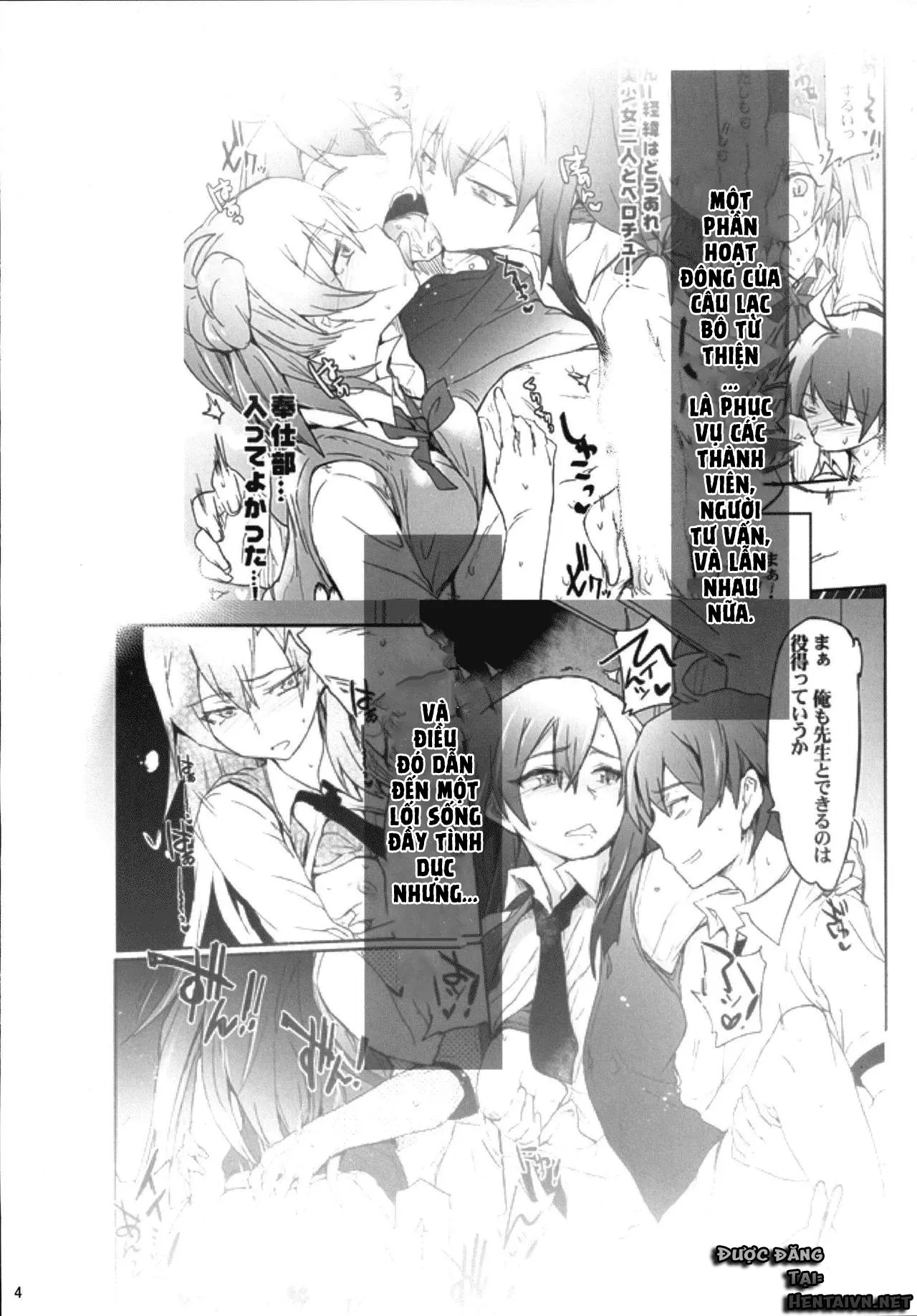 HentaiVN.net - Ảnh 4 - Houshi-bu no Seiteki na Katsudou no Seika - Chap 1