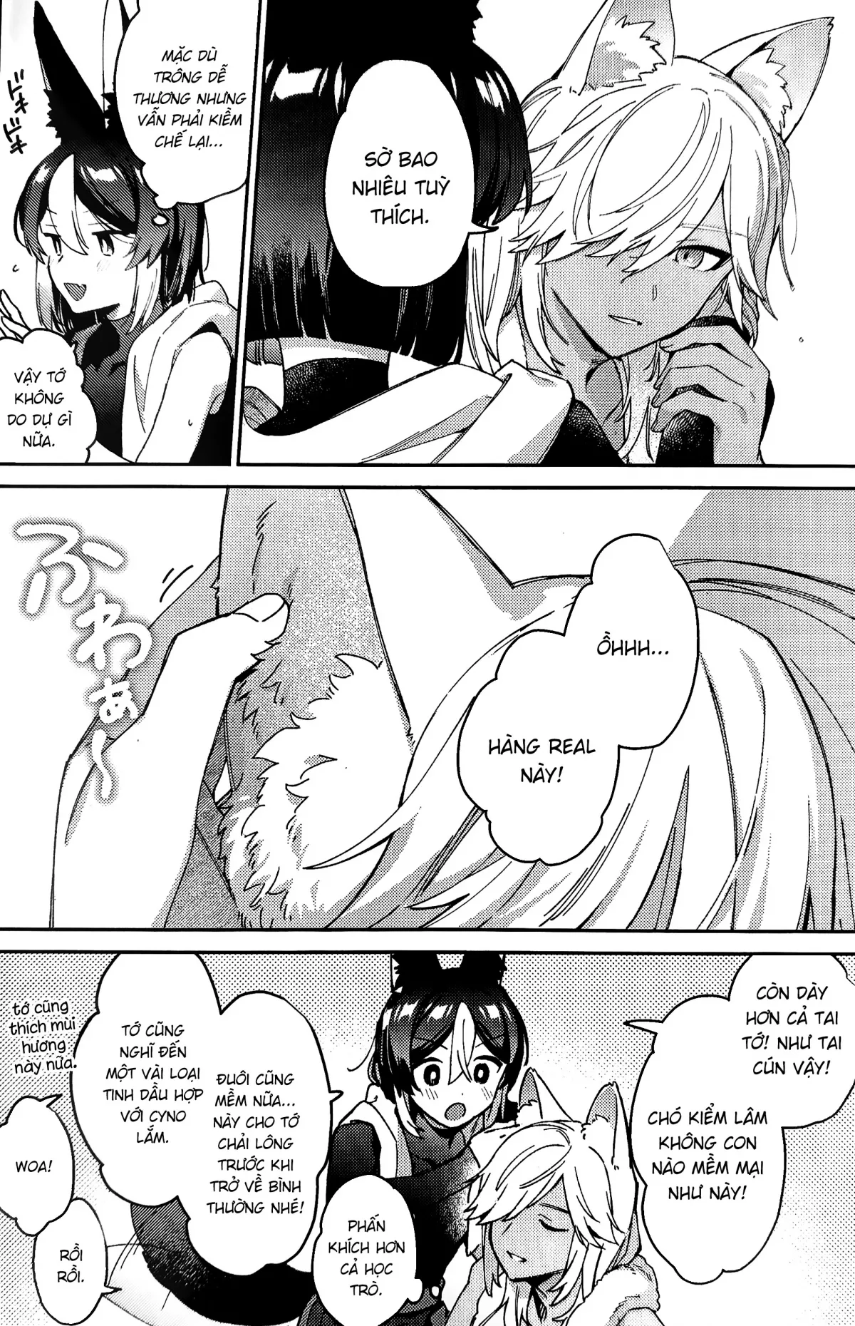 HentaiVN.net - Ảnh 13 - ookami ni natta tomodachi no yosuga okashii!! - Chap 1