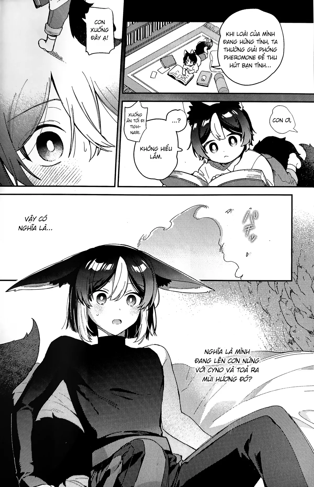 HentaiVN.net - Ảnh 19 - ookami ni natta tomodachi no yosuga okashii!! - Chap 1
