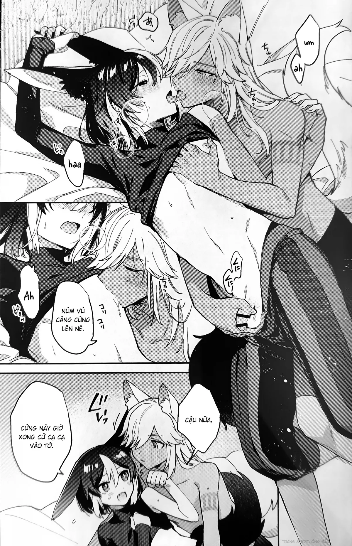 HentaiVN.net - Ảnh 25 - ookami ni natta tomodachi no yosuga okashii!! - Chap 1