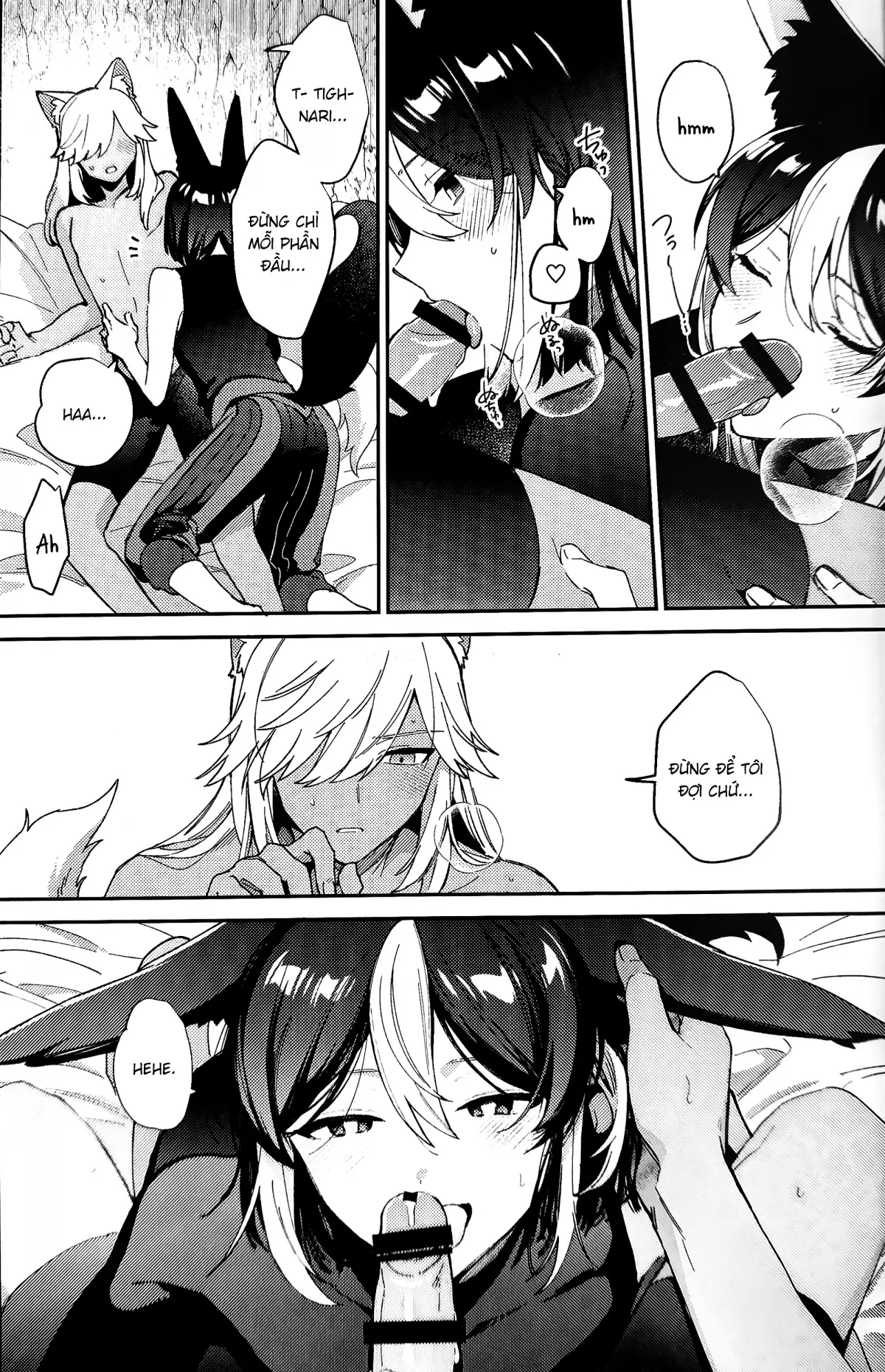HentaiVN.net - Ảnh 27 - ookami ni natta tomodachi no yosuga okashii!! - Chap 1
