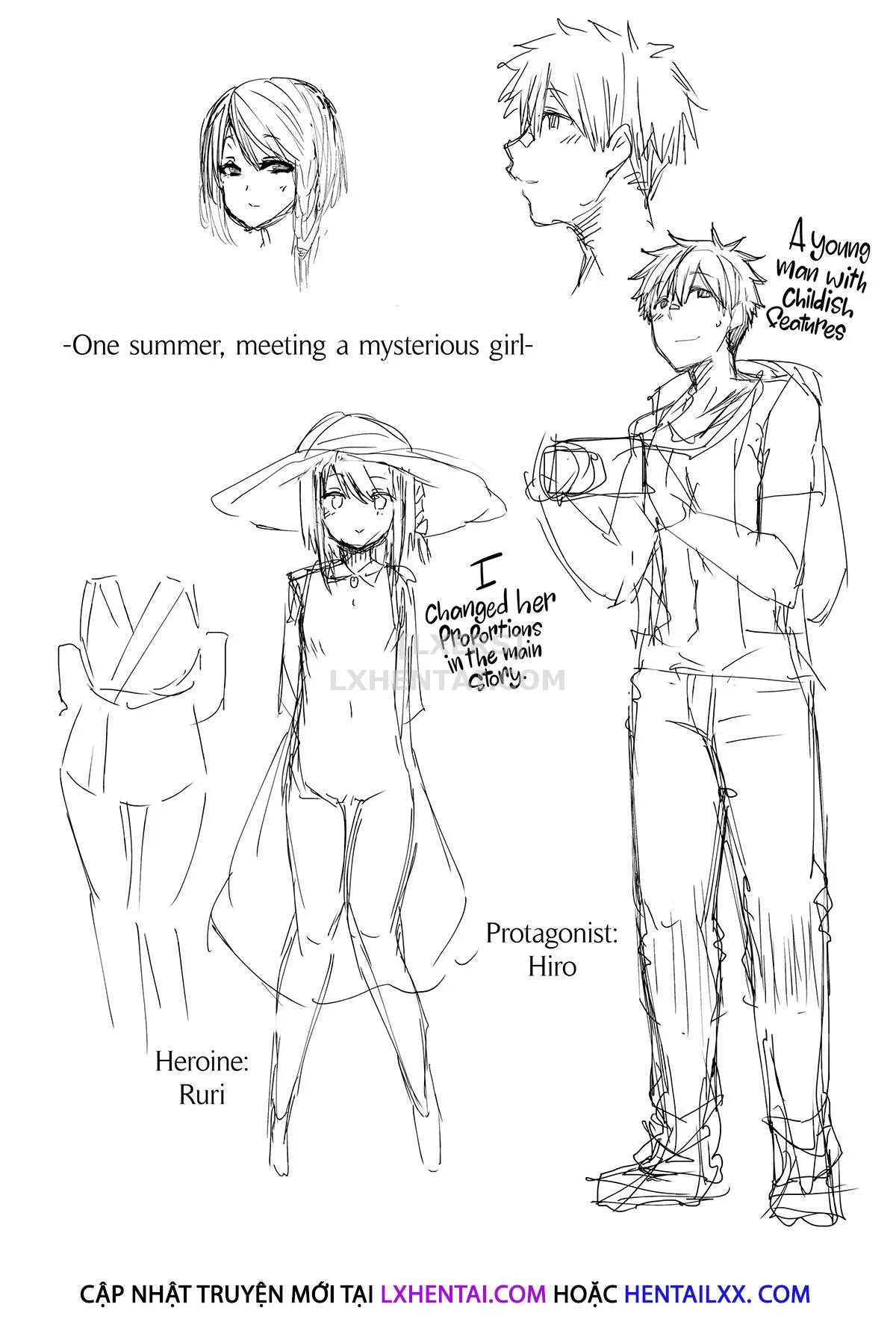 HentaiVN.net - Ảnh 6 - A Teardrop for the Deity of Summer - Chap 1