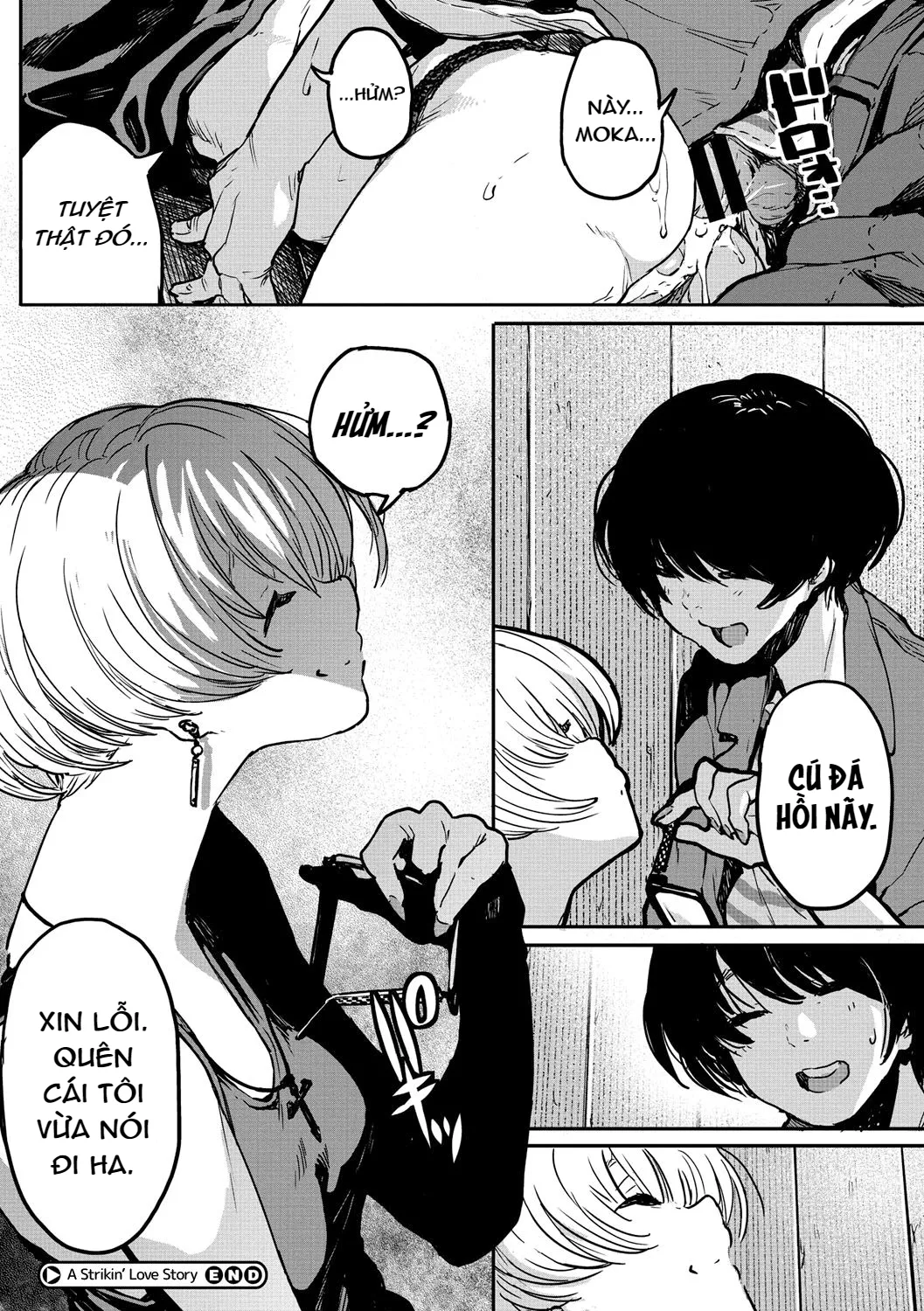 HentaiVN.net - Ảnh 25 - Buchimawashi Koimonogatari [ぶちまわし恋物語; A Strikin' Love Story] - Chap 1