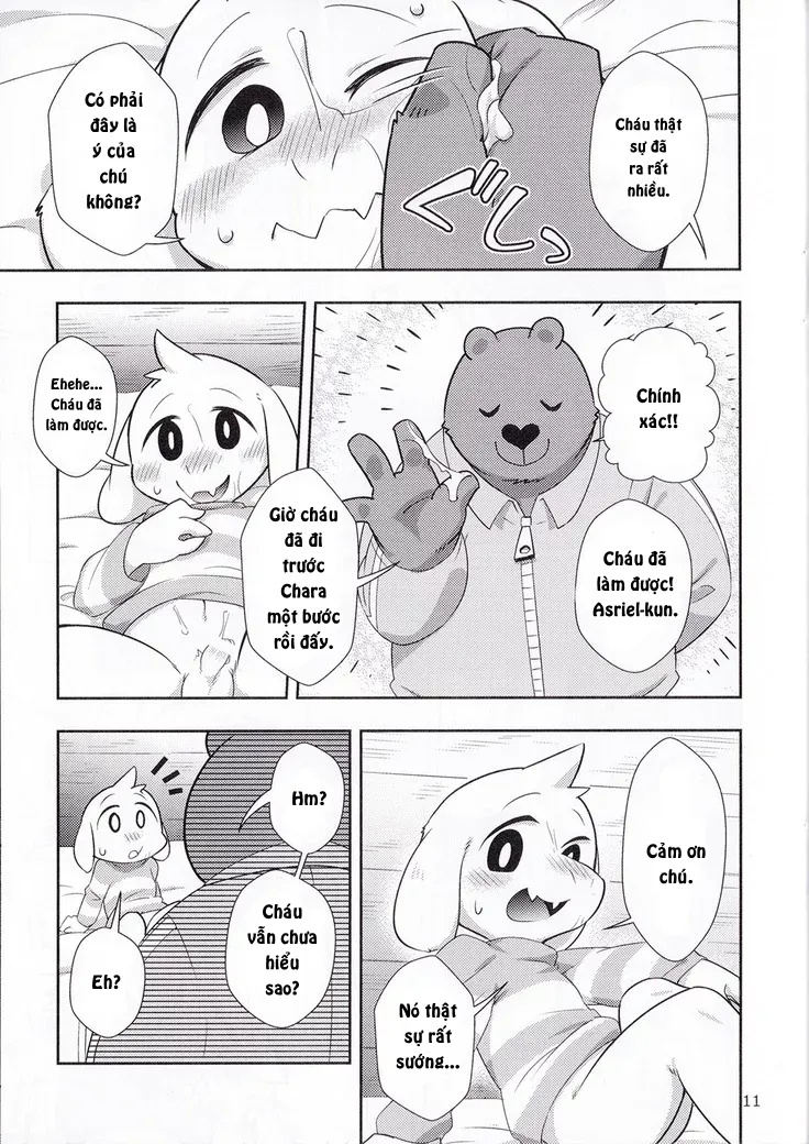 HentaiVN.net - Ảnh 10 - Seijino Obenkyou (Undertale) [STUDY OF XXXXX] - Chap 1