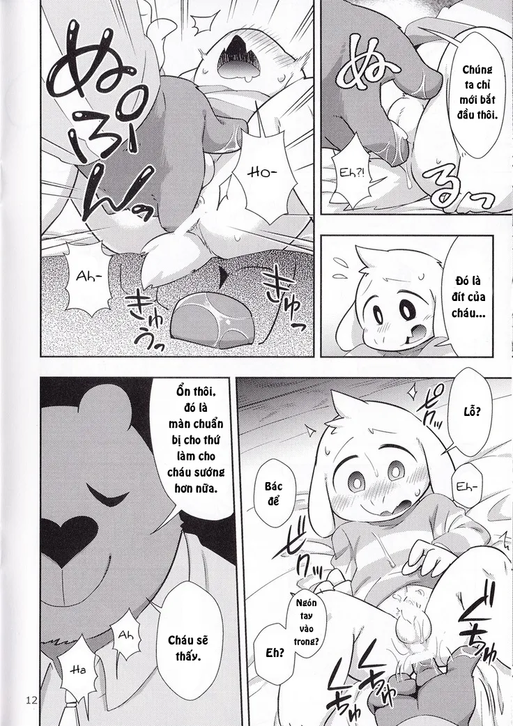 HentaiVN.net - Ảnh 11 - Seijino Obenkyou (Undertale) [STUDY OF XXXXX] - Chap 1