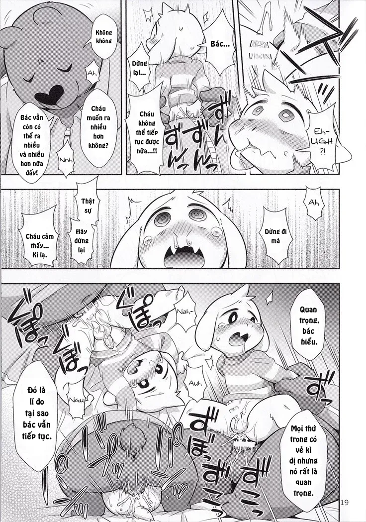 HentaiVN.net - Ảnh 18 - Seijino Obenkyou (Undertale) [STUDY OF XXXXX] - Chap 1