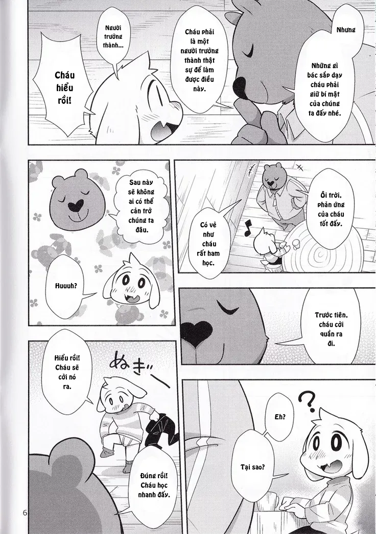 HentaiVN.net - Ảnh 5 - Seijino Obenkyou (Undertale) [STUDY OF XXXXX] - Chap 1